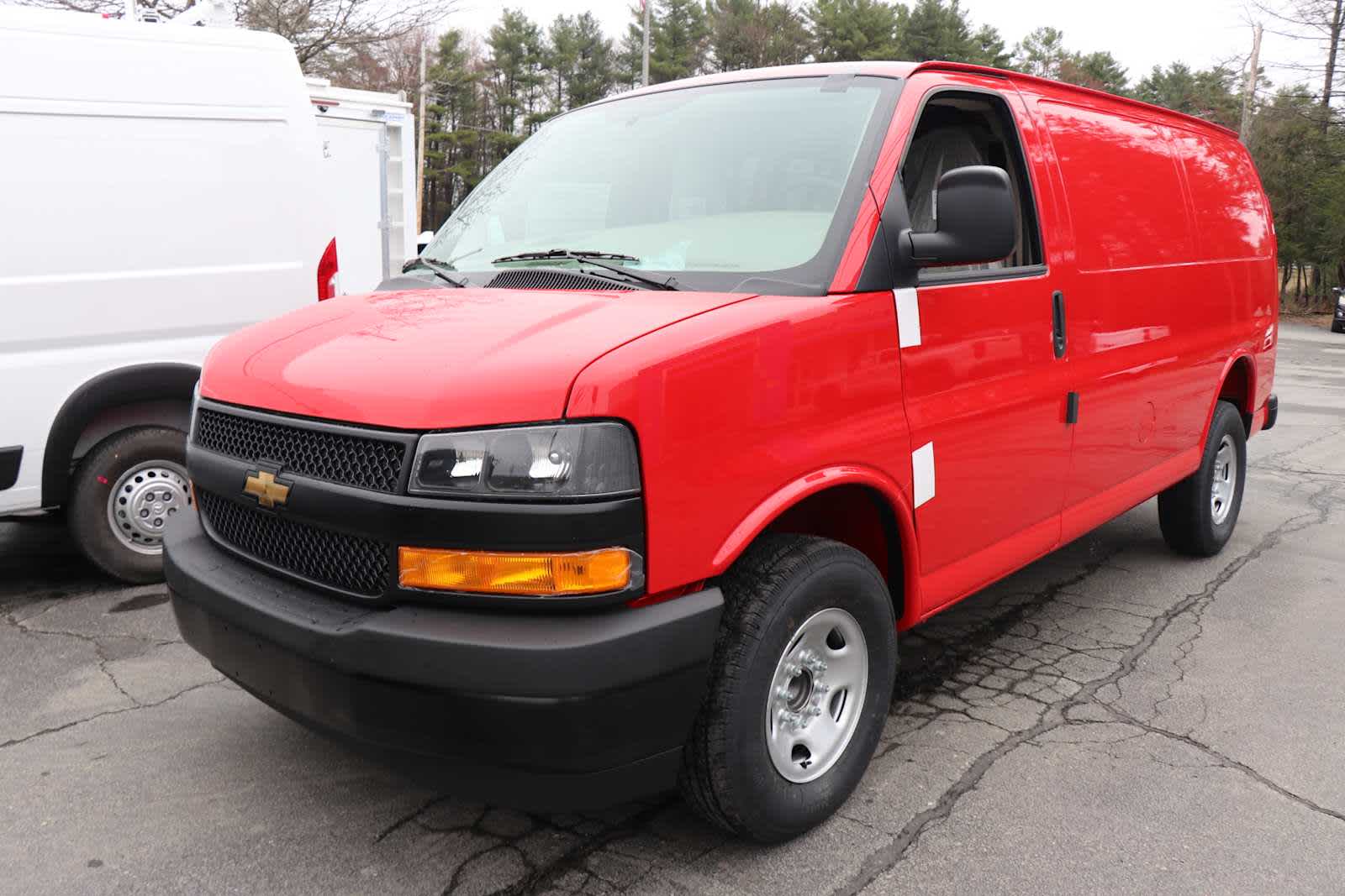 Red 2026 Chevrolet Express Cargo 2500 RWD Van Rear-Wheel Drive 8-Speed Automatic