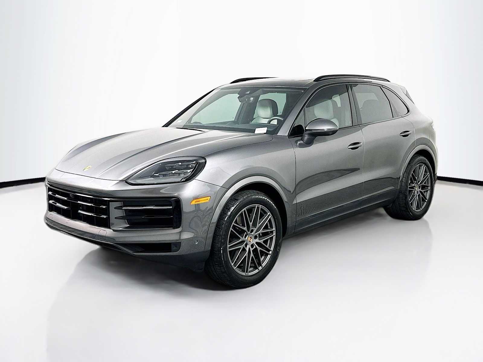 Gray (Quartzite Grey Metallic) 2025 Porsche Cayenne AWD SUV / Crossover All-Wheel Drive 8-Speed Automatic