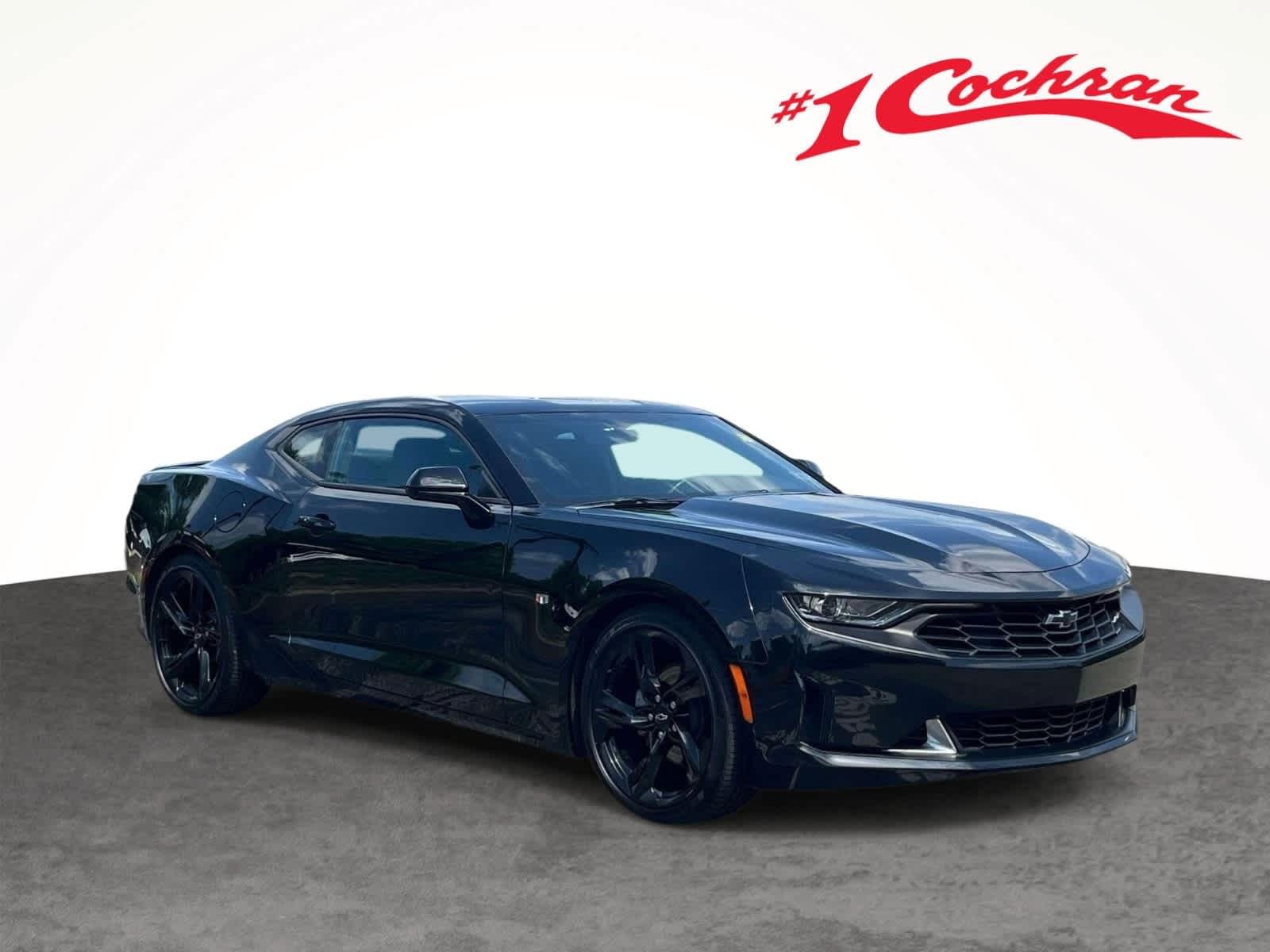 Black 2023 Chevrolet Camaro Coupe Rear-Wheel Drive 8-Speed Automatic