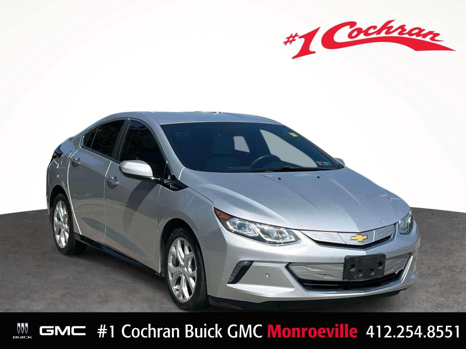 Silver Ice Metallic 2019 Chevrolet Volt Hatchback Front-Wheel Drive 1-Speed Automatic