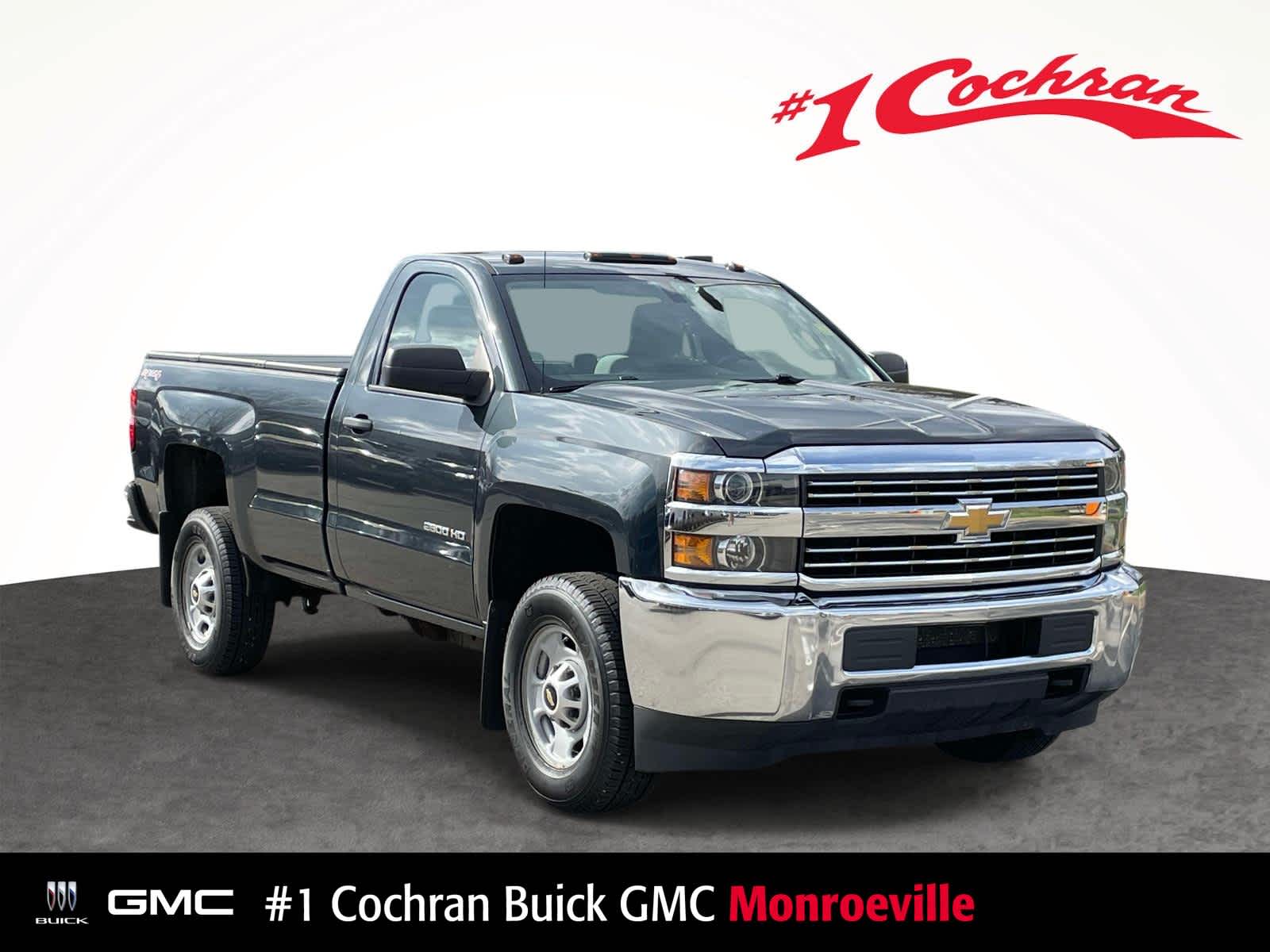 Gray (Graphite Metallic) 2017 Chevrolet Silverado 2500HD Work Truck LB 4WD Pickup Truck Four-Wheel Drive 6-Speed Automatic