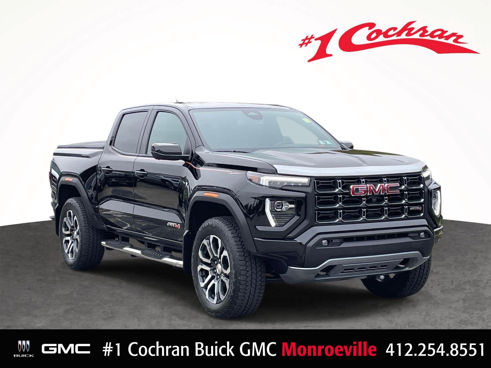Onyx Black 2024 GMC Canyon Pickup Truck Four-Wheel Drive 8-Speed Automatic