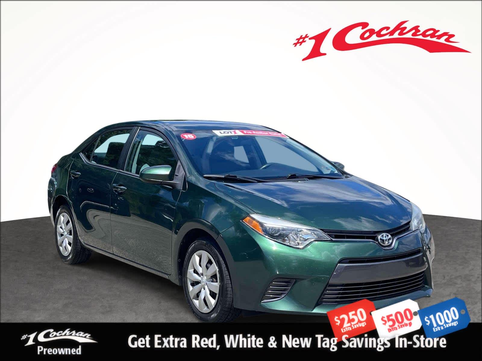 4Evergreen Mica 2015 Toyota Corolla Sedan Front-Wheel Drive Automatic