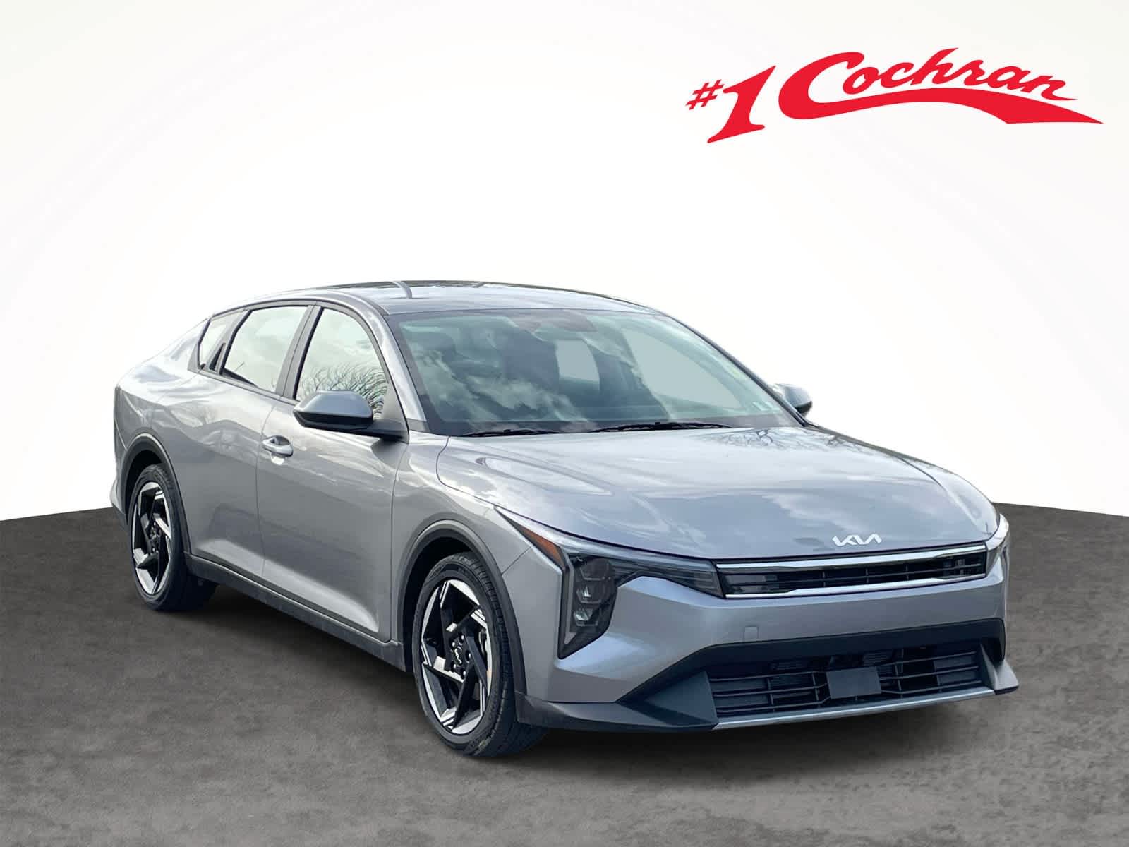 Steel Gray 2025 Kia K4 EX FWD Sedan Front-Wheel Drive Continuously Variable Transmission