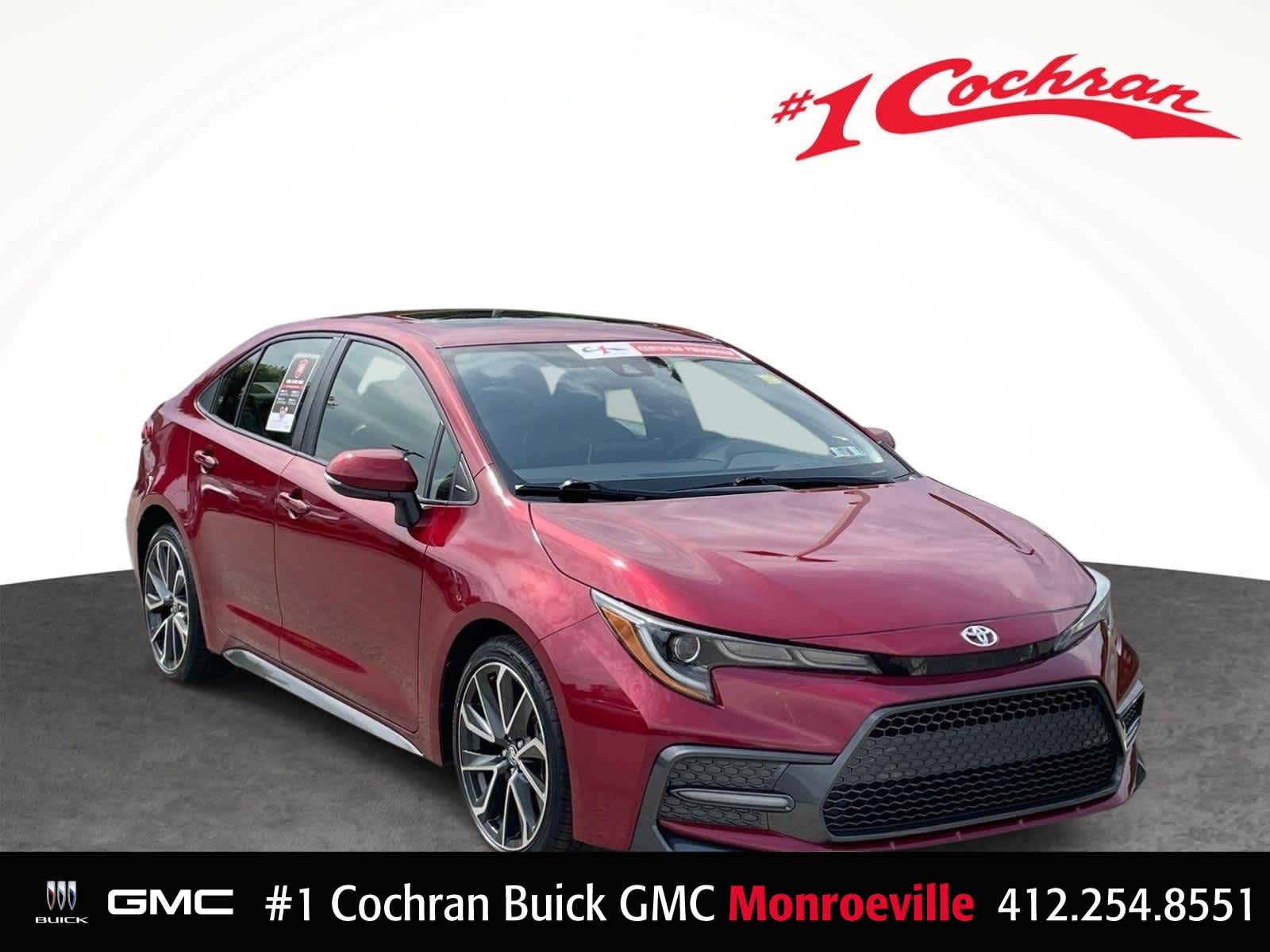 Red (Ruby Flare Pearl) 2022 Toyota Corolla Sedan Front-Wheel Drive Continuously Variable Transmission