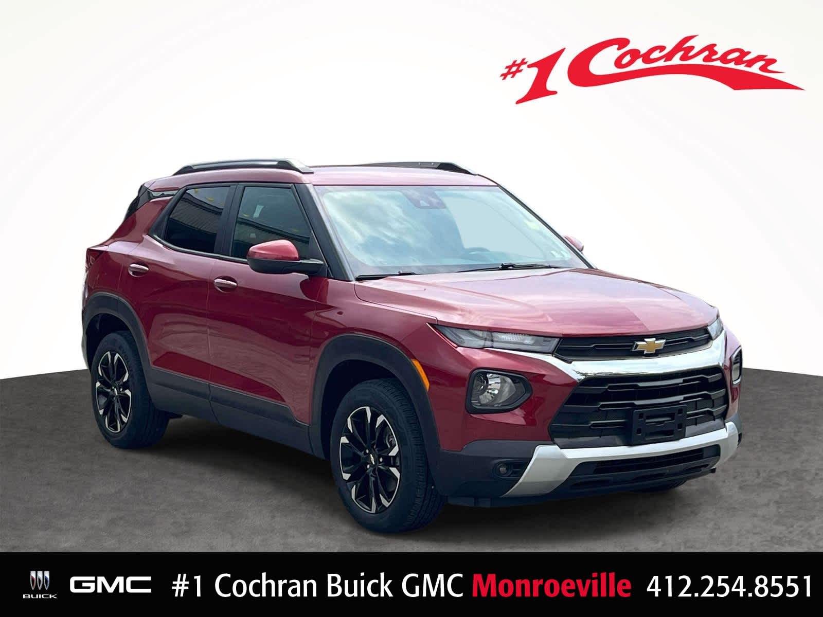 Scarlet Red Metallic 2021 Chevrolet Trailblazer SUV / Crossover Four-Wheel Drive 9-Speed Automatic