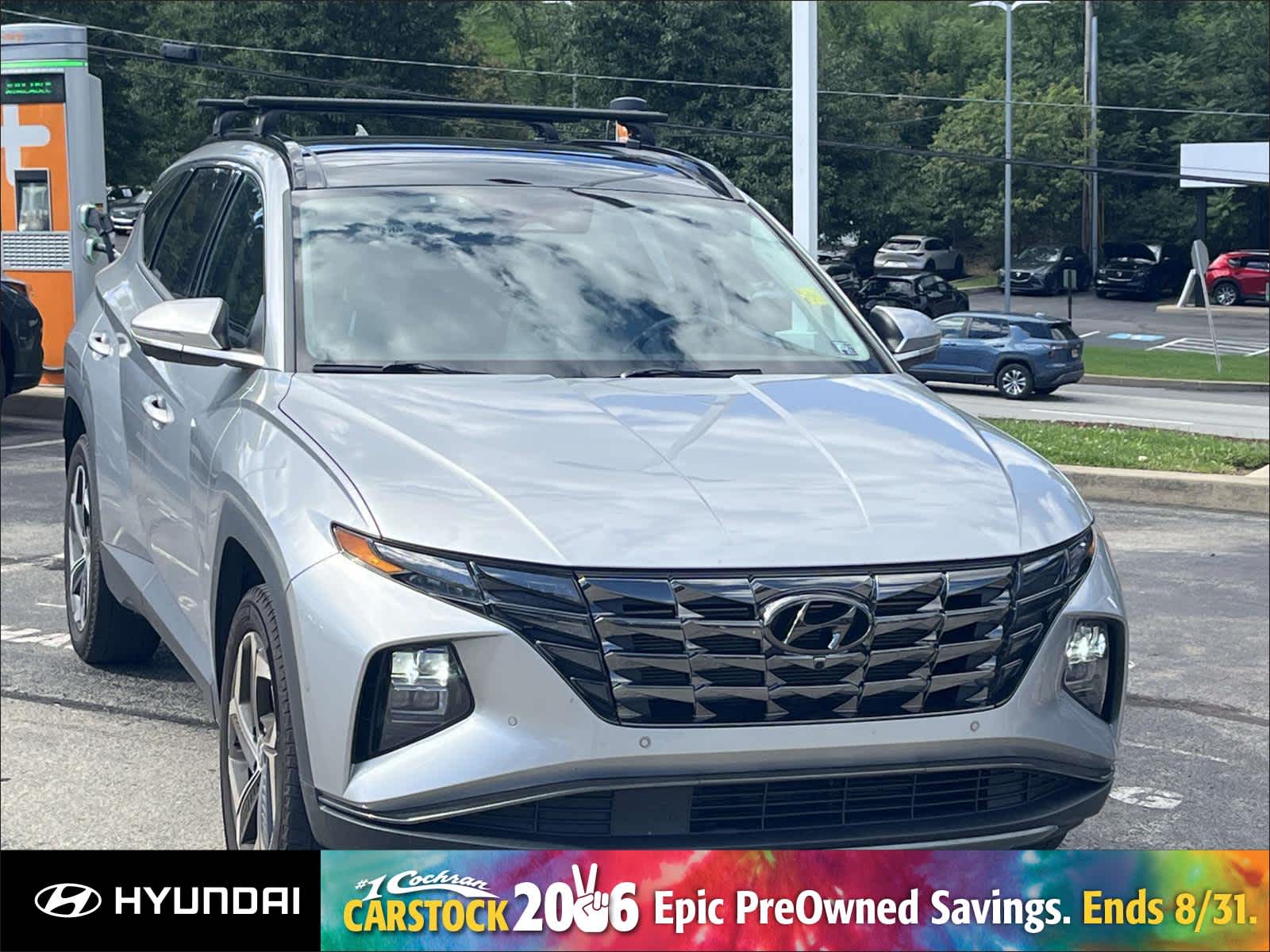 Shimmering Silver 2023 Hyundai Tucson SUV / Crossover All-Wheel Drive 8-Speed Automatic