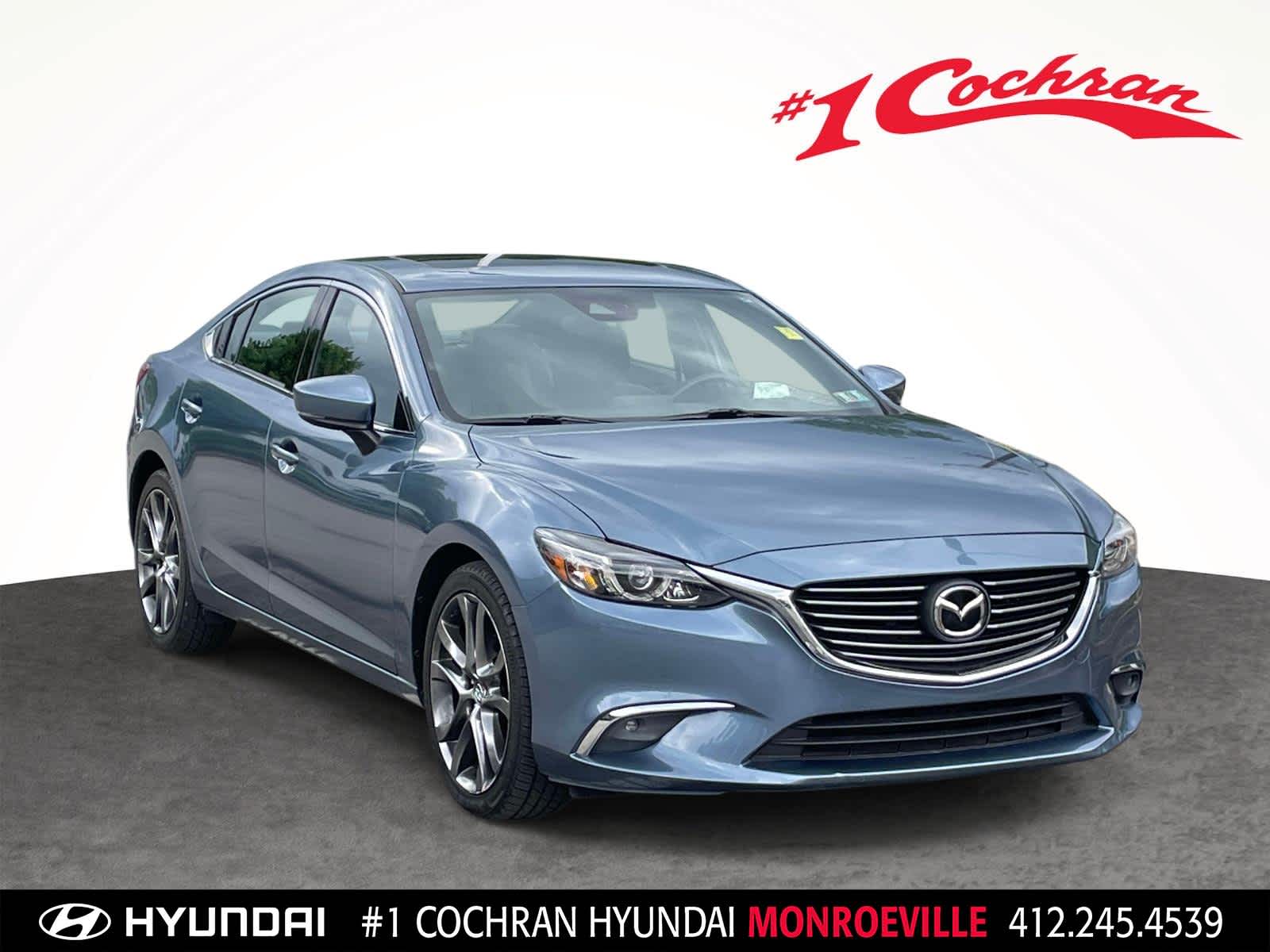Blue Reflex Mica 2017 Mazda MAZDA6 Grand Touring Sedan FWD Sedan Front-Wheel Drive 6-Speed Automatic