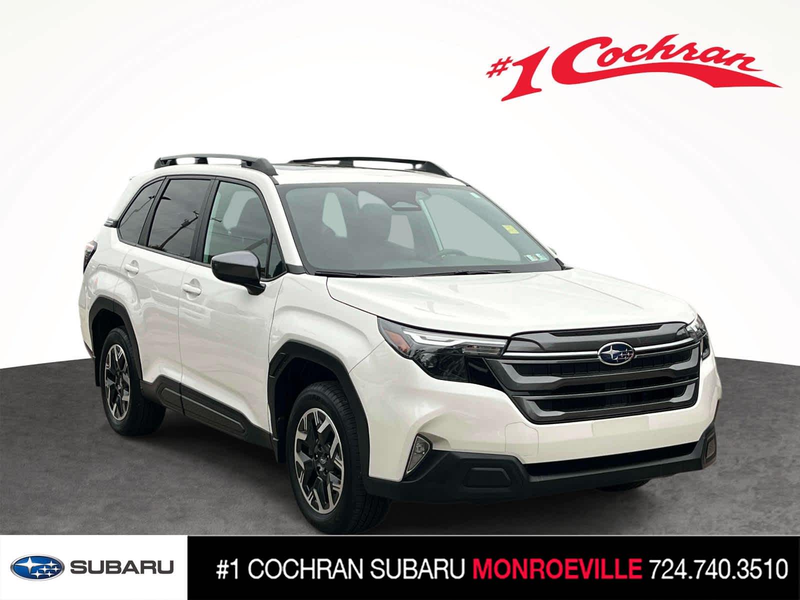 Crystal White Pearl 2026 Subaru Forester SUV / Crossover All-Wheel Drive Continuously Variable Transmission