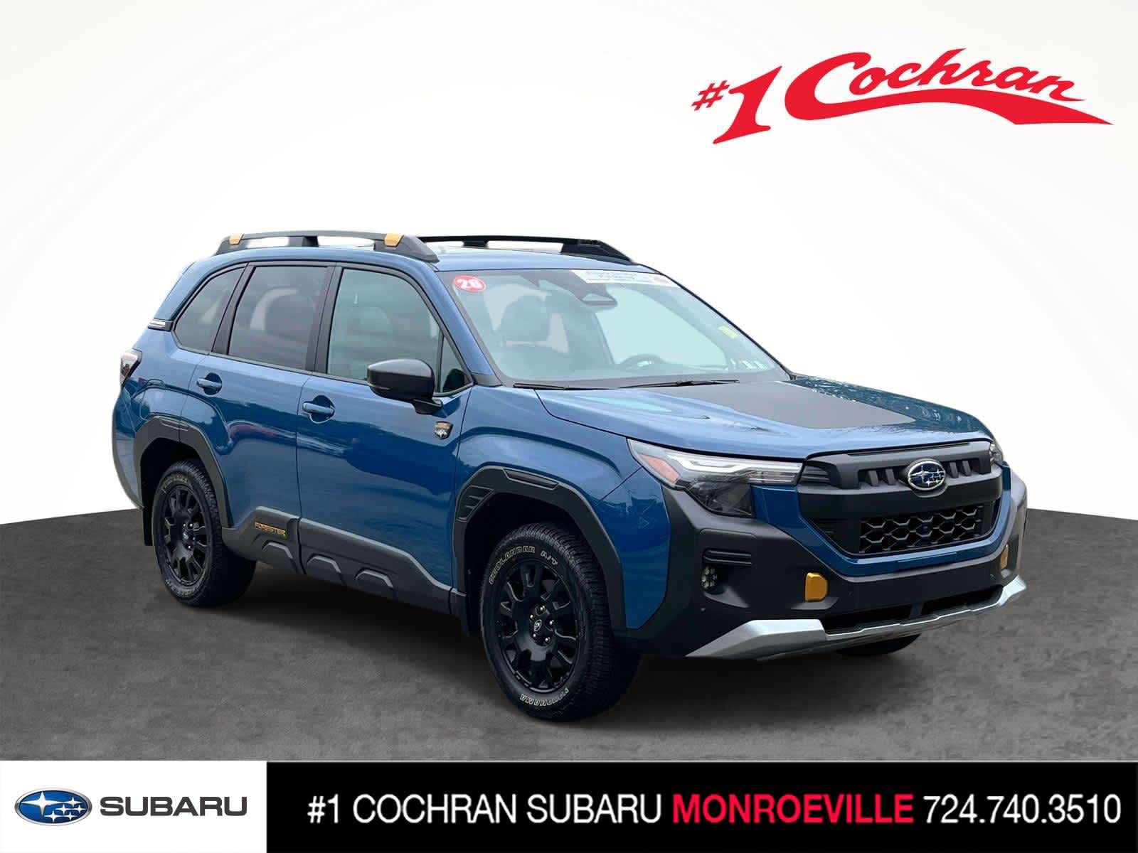 Geyser Blue 2026 Subaru Forester SUV / Crossover All-Wheel Drive Continuously Variable Transmission