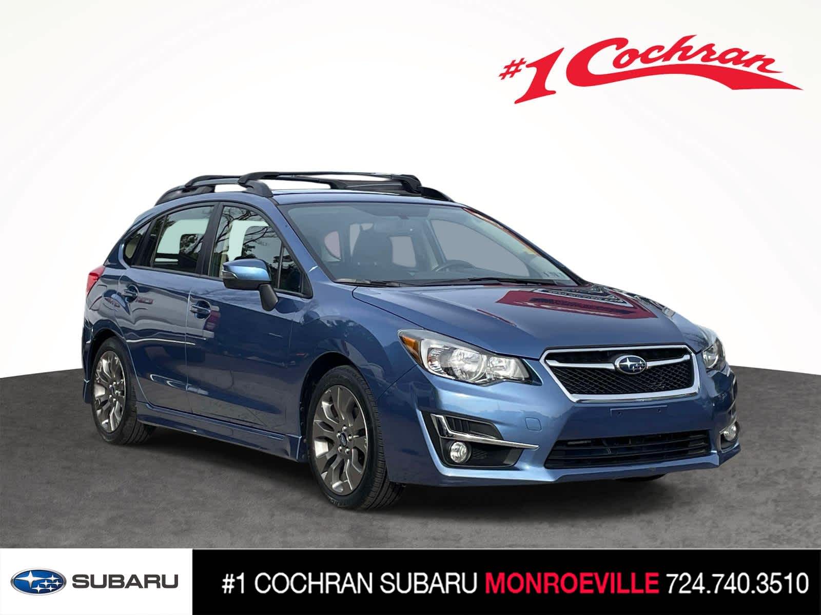 Quartz Blue Pearl 2015 Subaru Impreza Hatchback All-Wheel Drive Continuously Variable Transmission