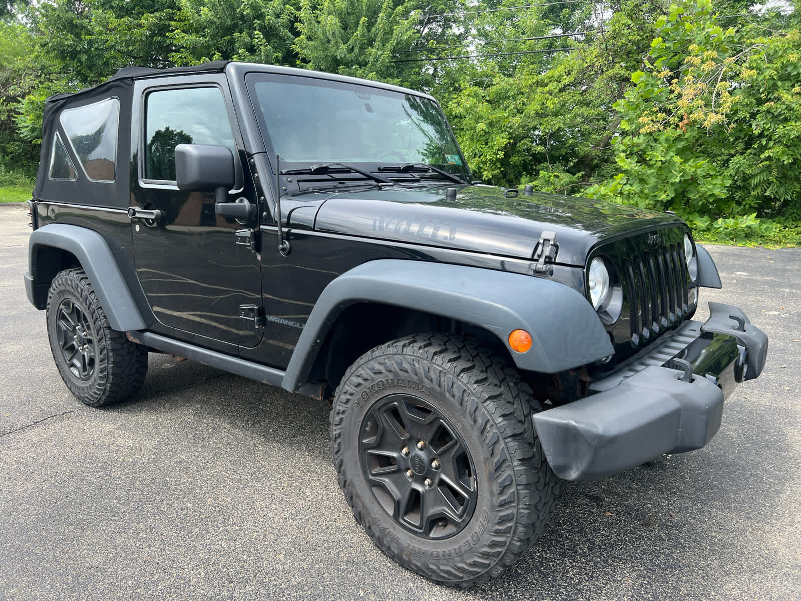 Black Clearcoat 2015 Jeep Wrangler SUV / Crossover Four-Wheel Drive 6-Speed Manual