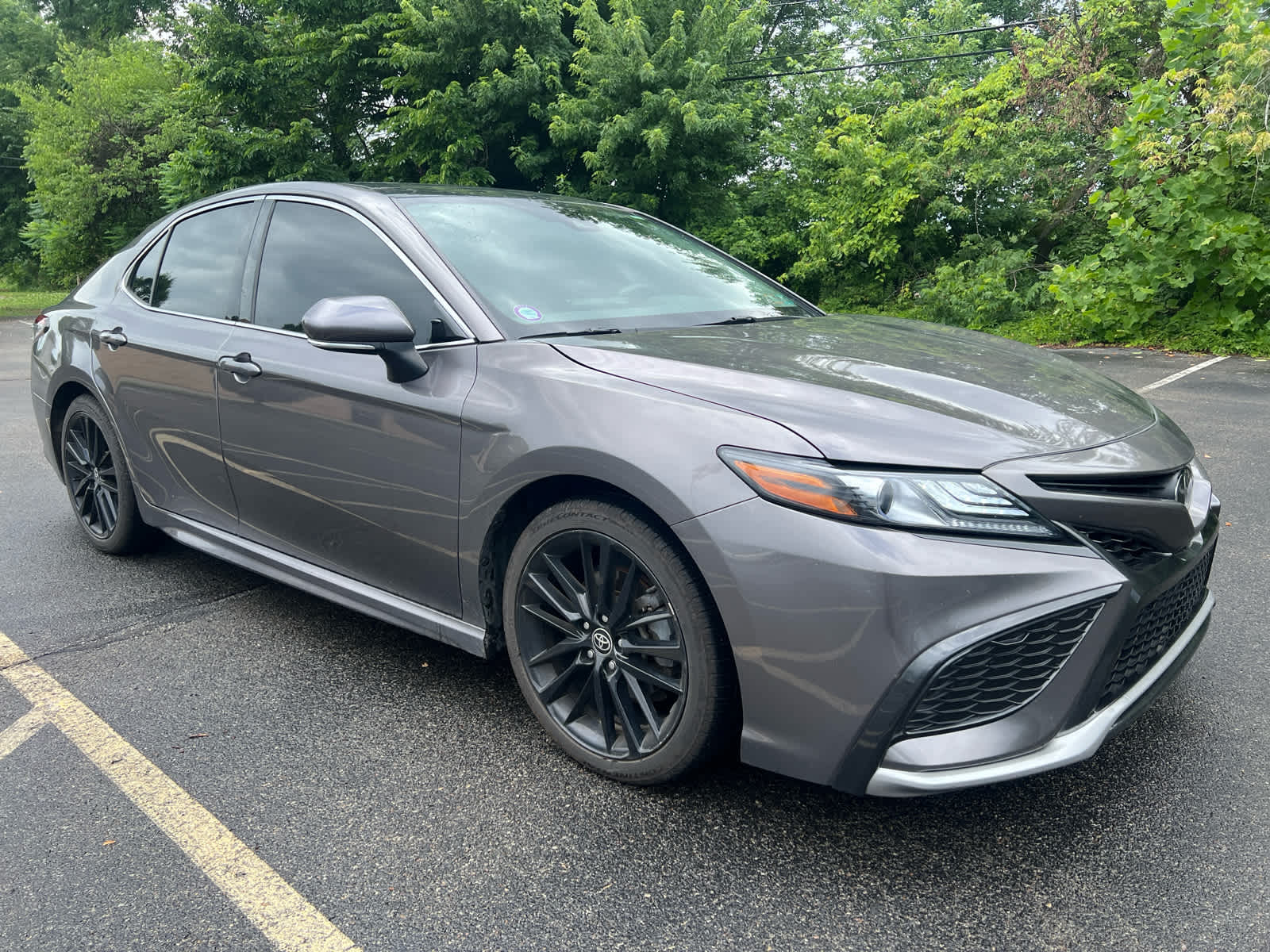 Predawn Gray Mica 2022 Toyota Camry Sedan All-Wheel Drive 8-Speed Automatic