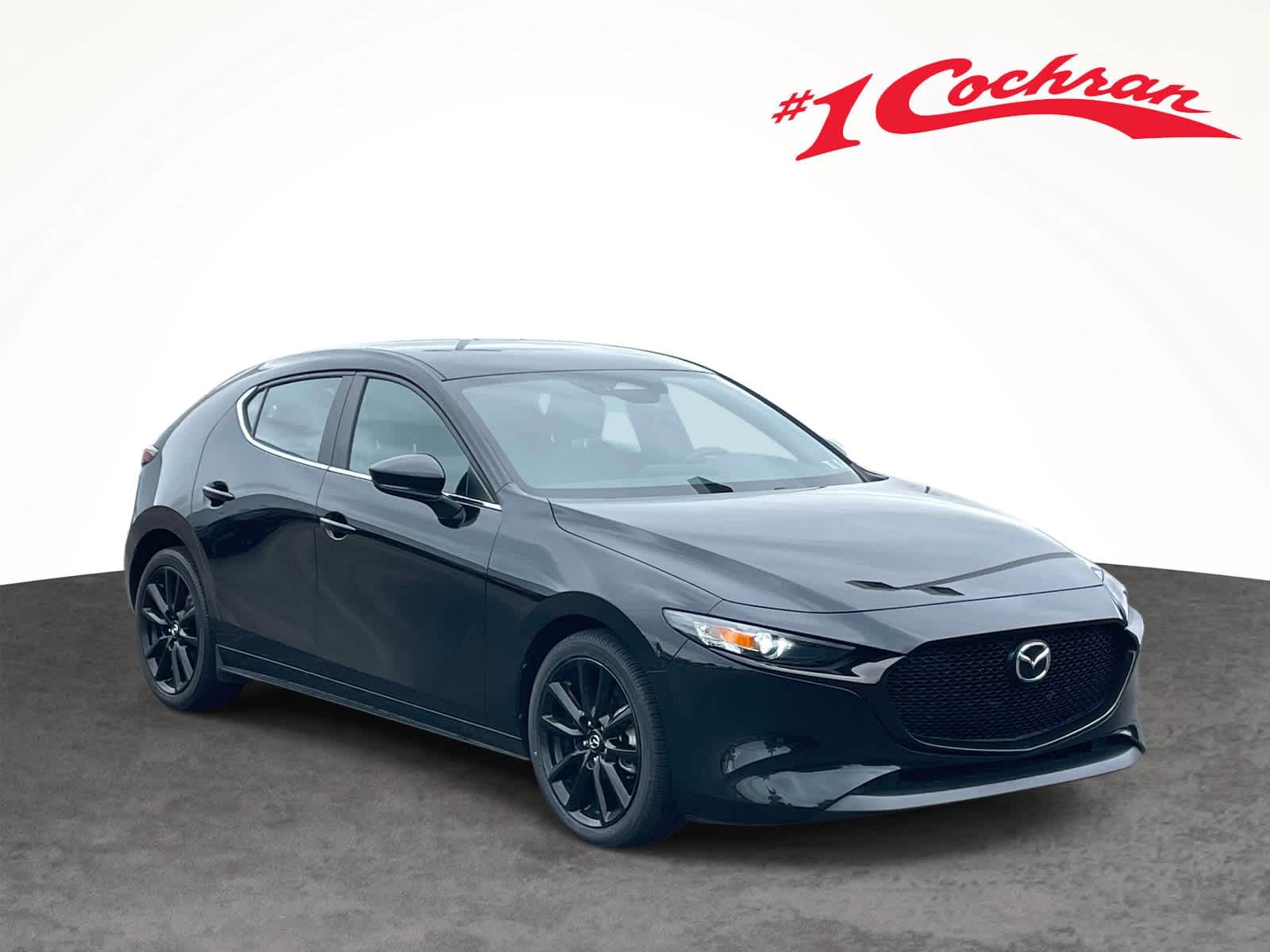 Jet Black Mica 2024 Mazda MAZDA3 Hatchback Front-Wheel Drive 6-Speed Automatic