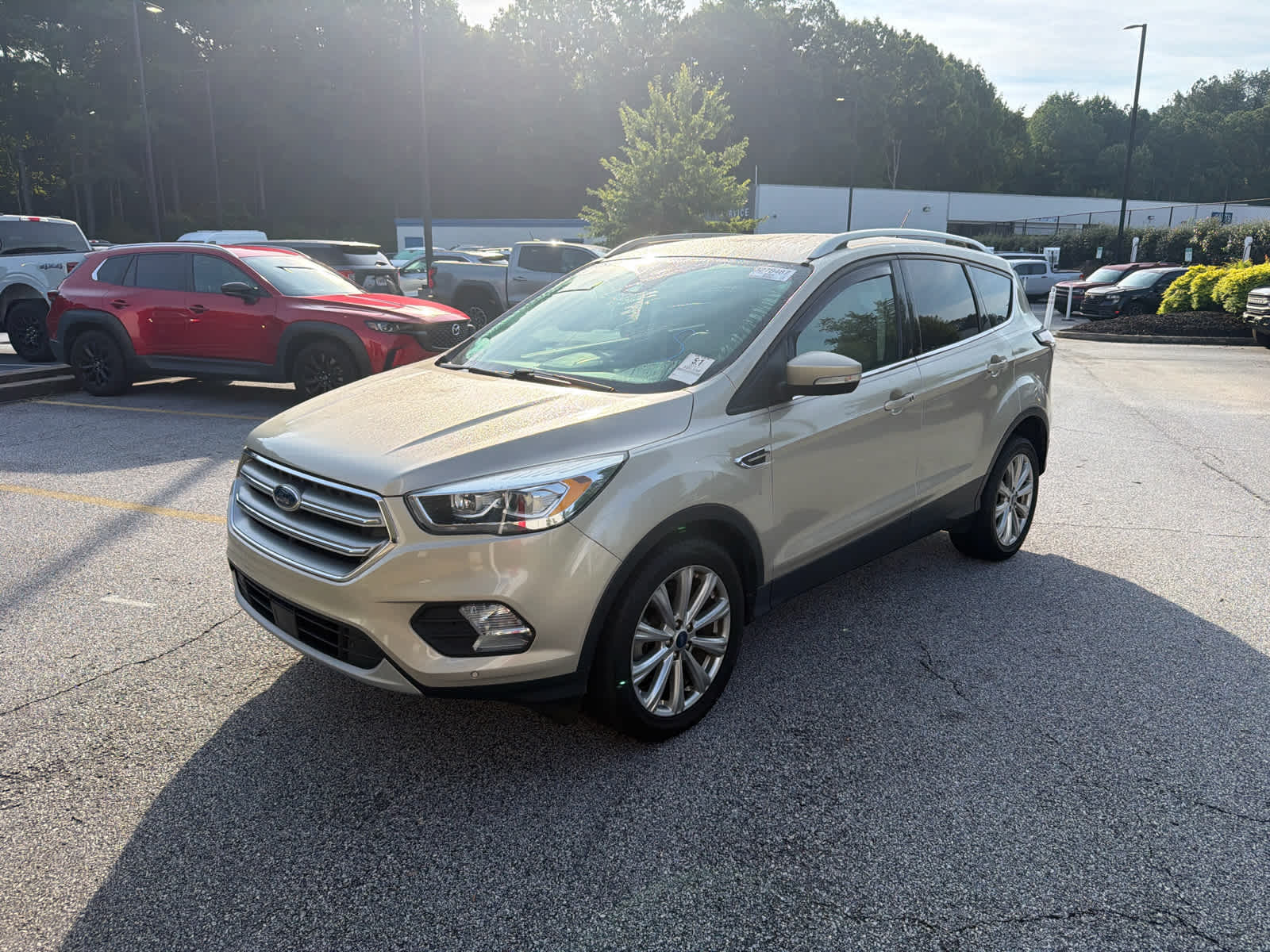 White Gold 2017 Ford Escape SUV / Crossover Front-Wheel Drive 6-Speed Automatic