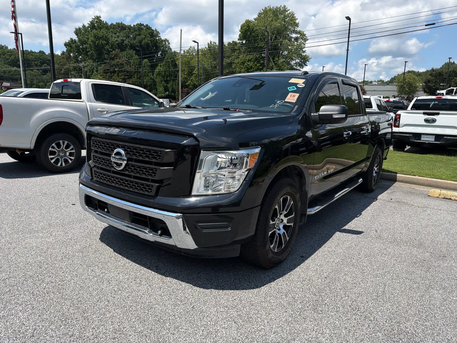 Super Black 2020 Nissan Titan Pickup Truck 4X2 9-Speed Automatic