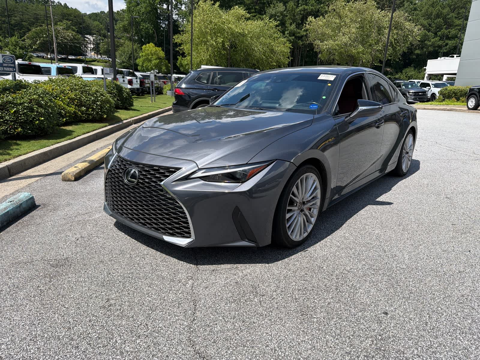 Cloudburst Gray 2022 Lexus IS Sedan Rear-Wheel Drive 8-Speed Automatic