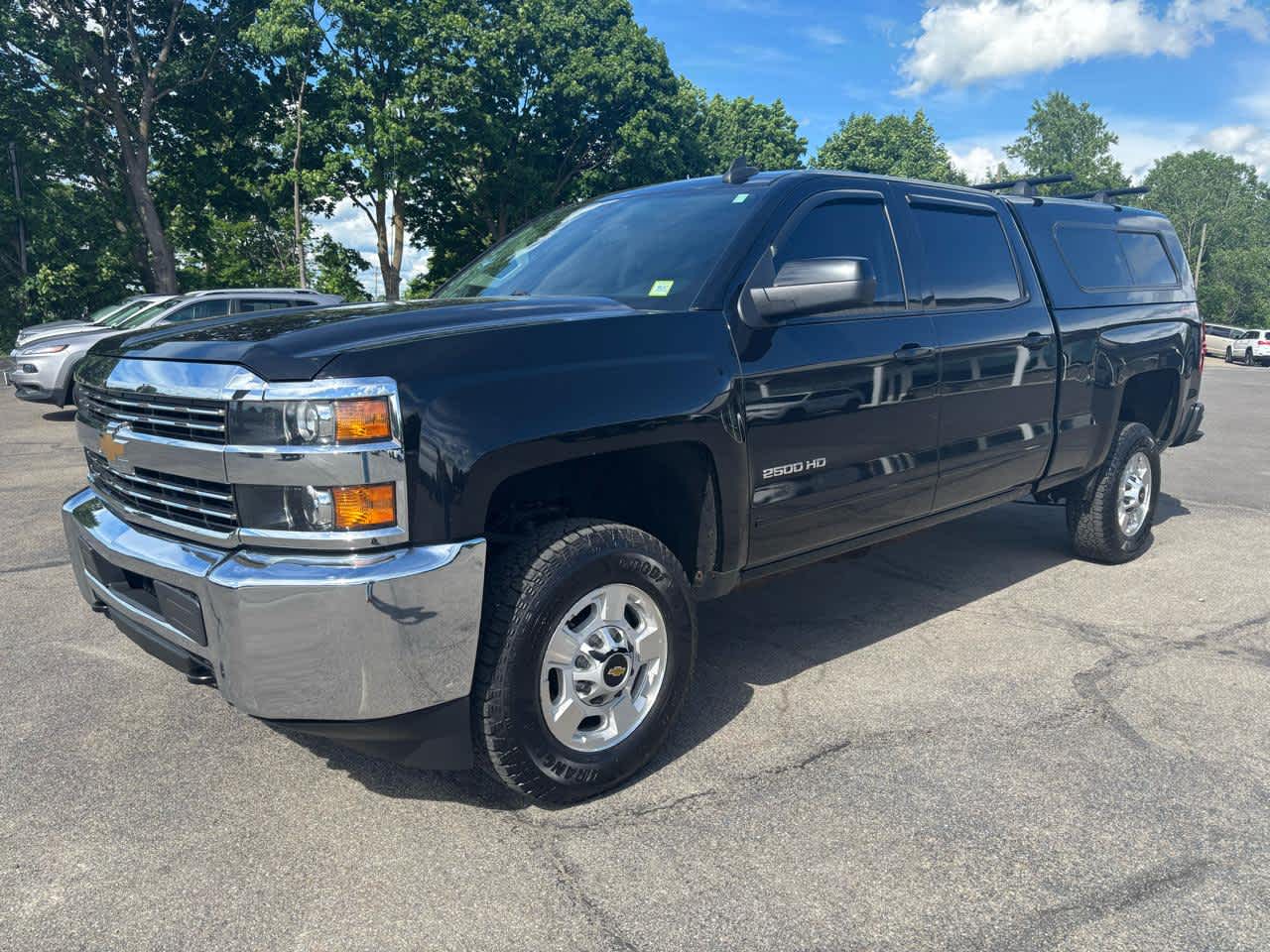 Black 2015 Chevrolet Silverado 2500HD LT Crew Cab 4WD Pickup Truck Four-Wheel Drive 6-Speed Automatic