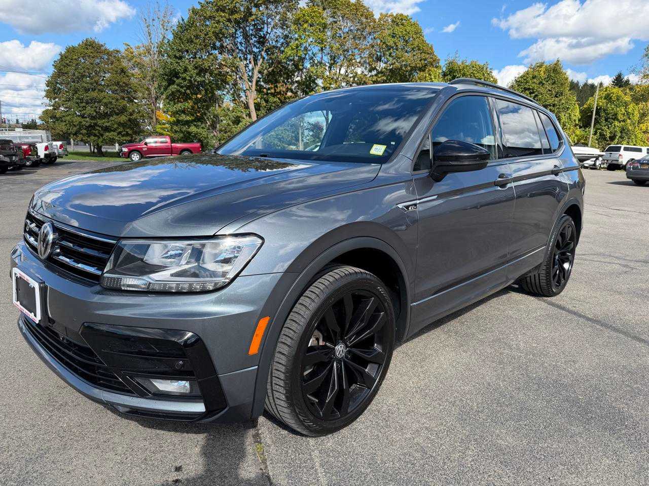 Platinum Gray Metallic 2021 Volkswagen Tiguan SUV / Crossover All-Wheel Drive 8-Speed Automatic