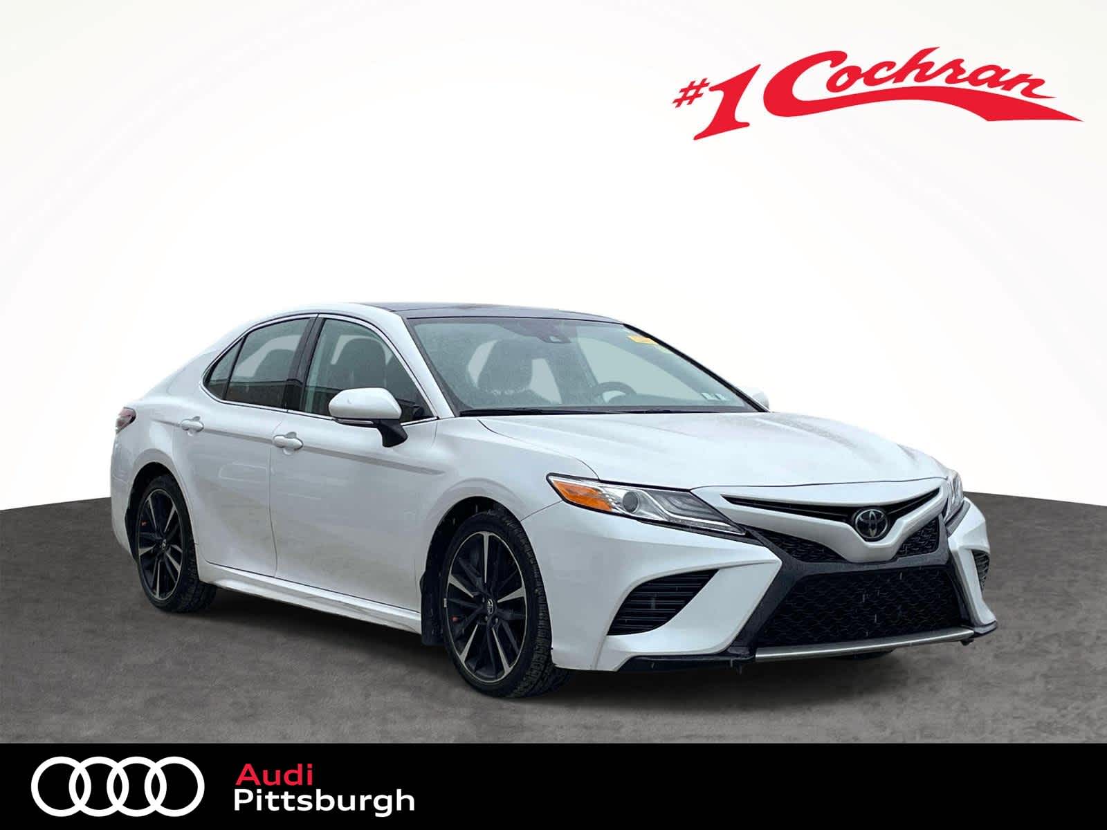 White (Wind Chill Pearl) 2020 Toyota Camry Sedan Front-Wheel Drive 8-Speed Automatic