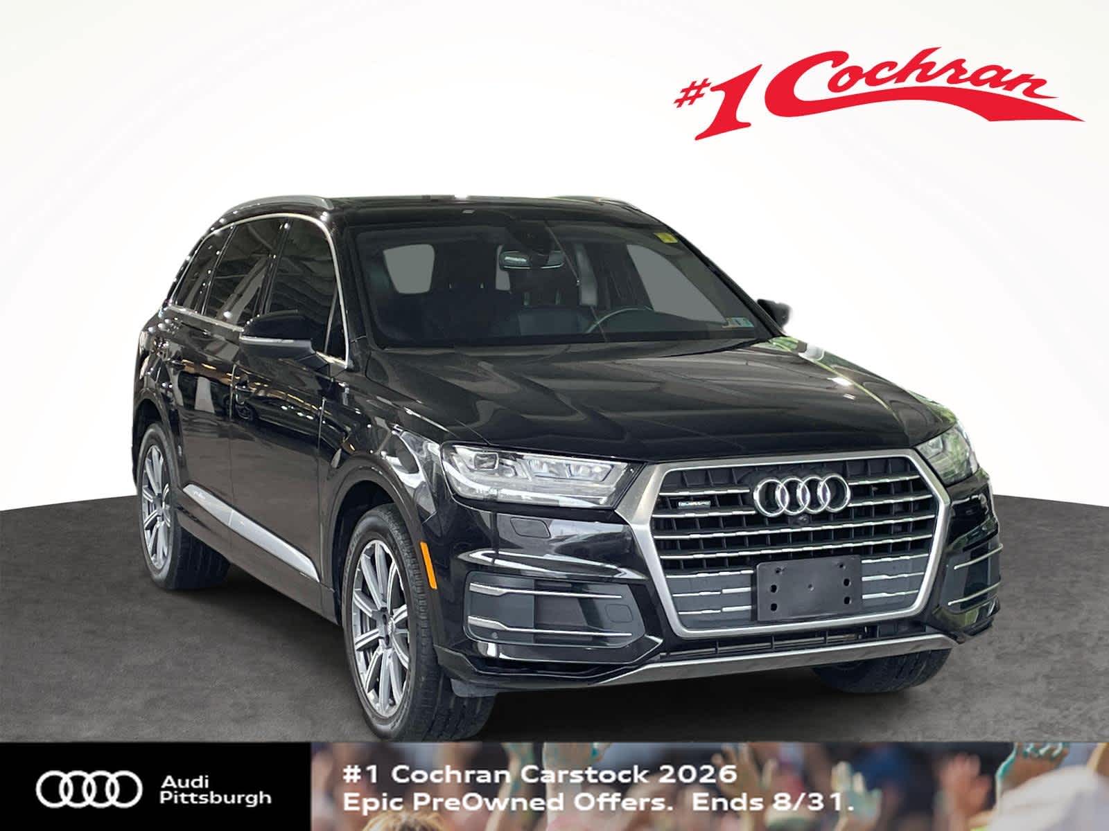 Orca Black Metallic 2019 Audi Q7 SUV / Crossover All-Wheel Drive 8-Speed Automatic