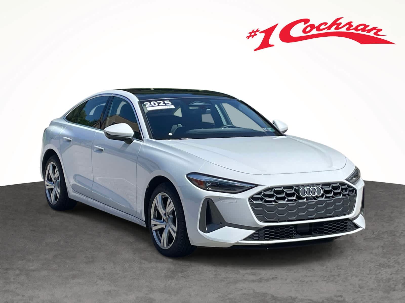 Glacier White Metallic 2025 Audi A5 Sedan All-Wheel Drive 7-Speed Automatic