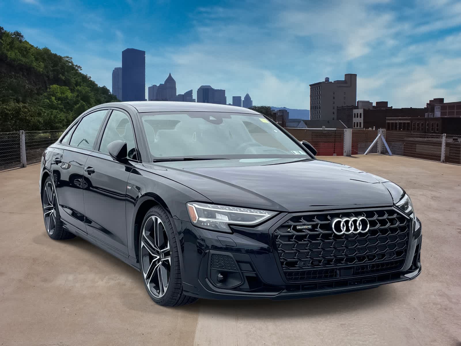 R5R5/Black 2026 Audi A8 L quattro 55 TFSI Sedan All-Wheel Drive 8-Speed Automatic