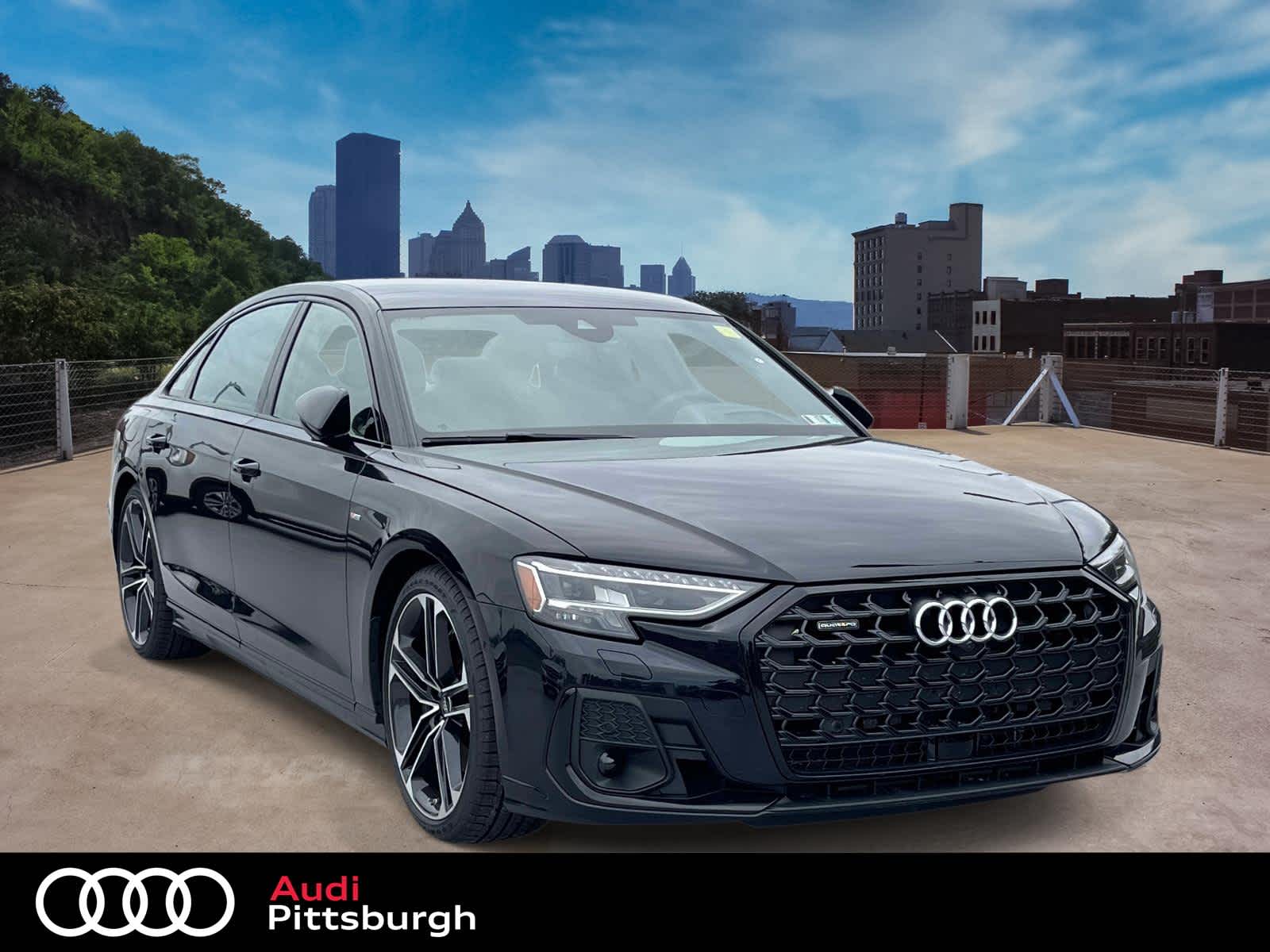 R5R5/Black 2026 Audi A8 L quattro 55 TFSI Sedan All-Wheel Drive 8-Speed Automatic