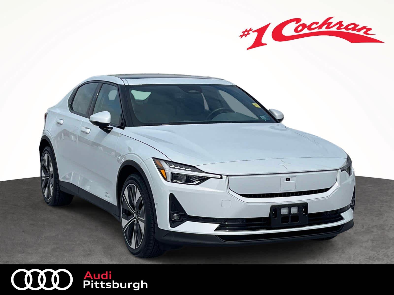 White (Snow Metallic) 2024 Polestar 2 Long Range Dual Motor AWD Sedan All-Wheel Drive 1-Speed Automatic