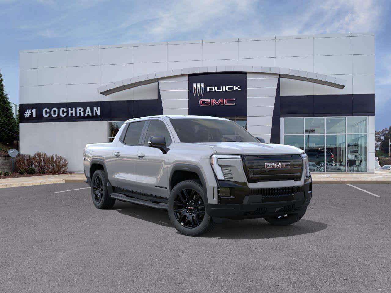 Thunderstorm Gray 2026 GMC Sierra EV Pickup Truck All-Wheel Drive 1-Speed Automatic