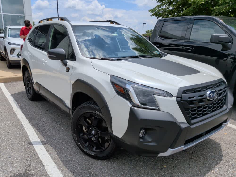 Crystal White Pearl 2025 Subaru Forester SUV / Crossover All-Wheel Drive Continuously Variable Transmission
