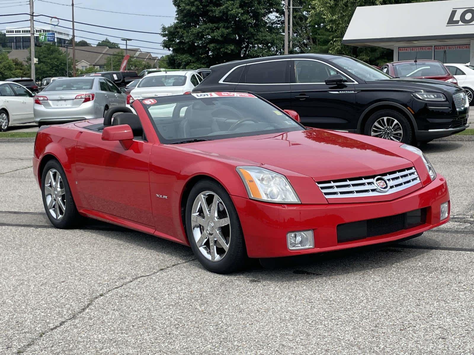 Passion Red 2007 Cadillac XLR Convertible Rear-Wheel Drive Automatic