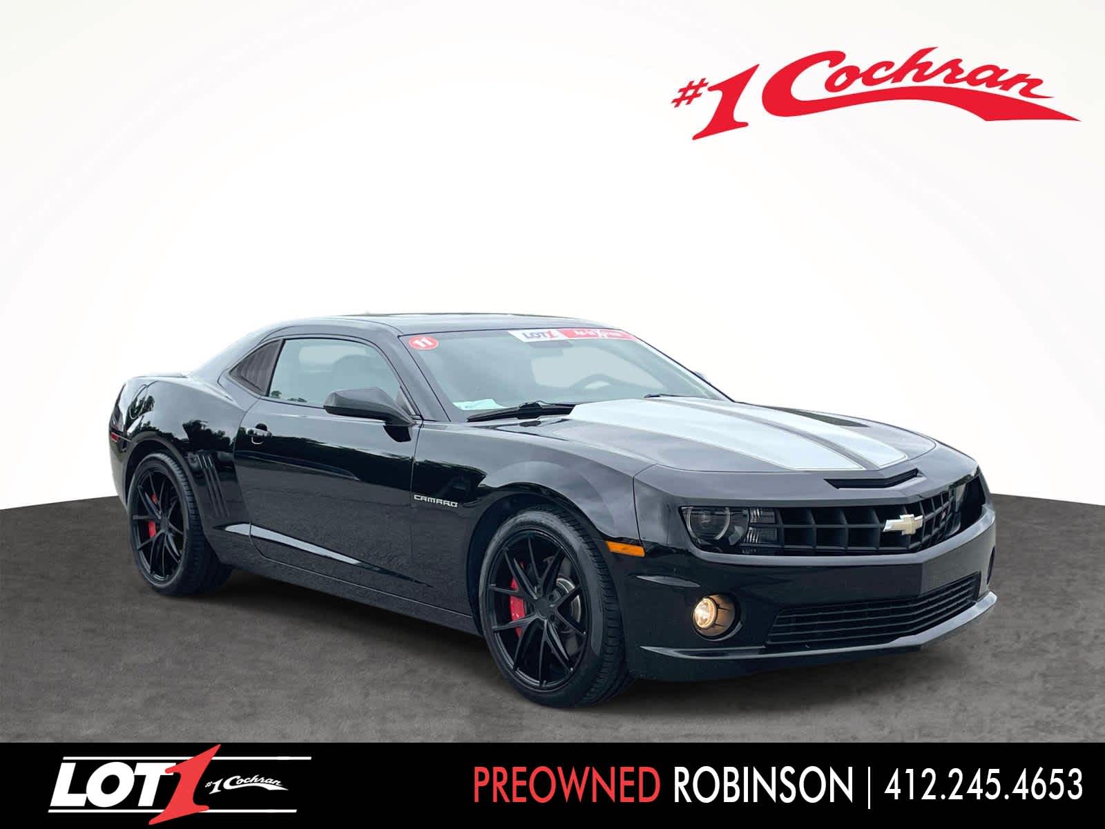 Black 2011 Chevrolet Camaro 2SS Coupe RWD Coupe Rear-Wheel Drive 6-Speed Automatic