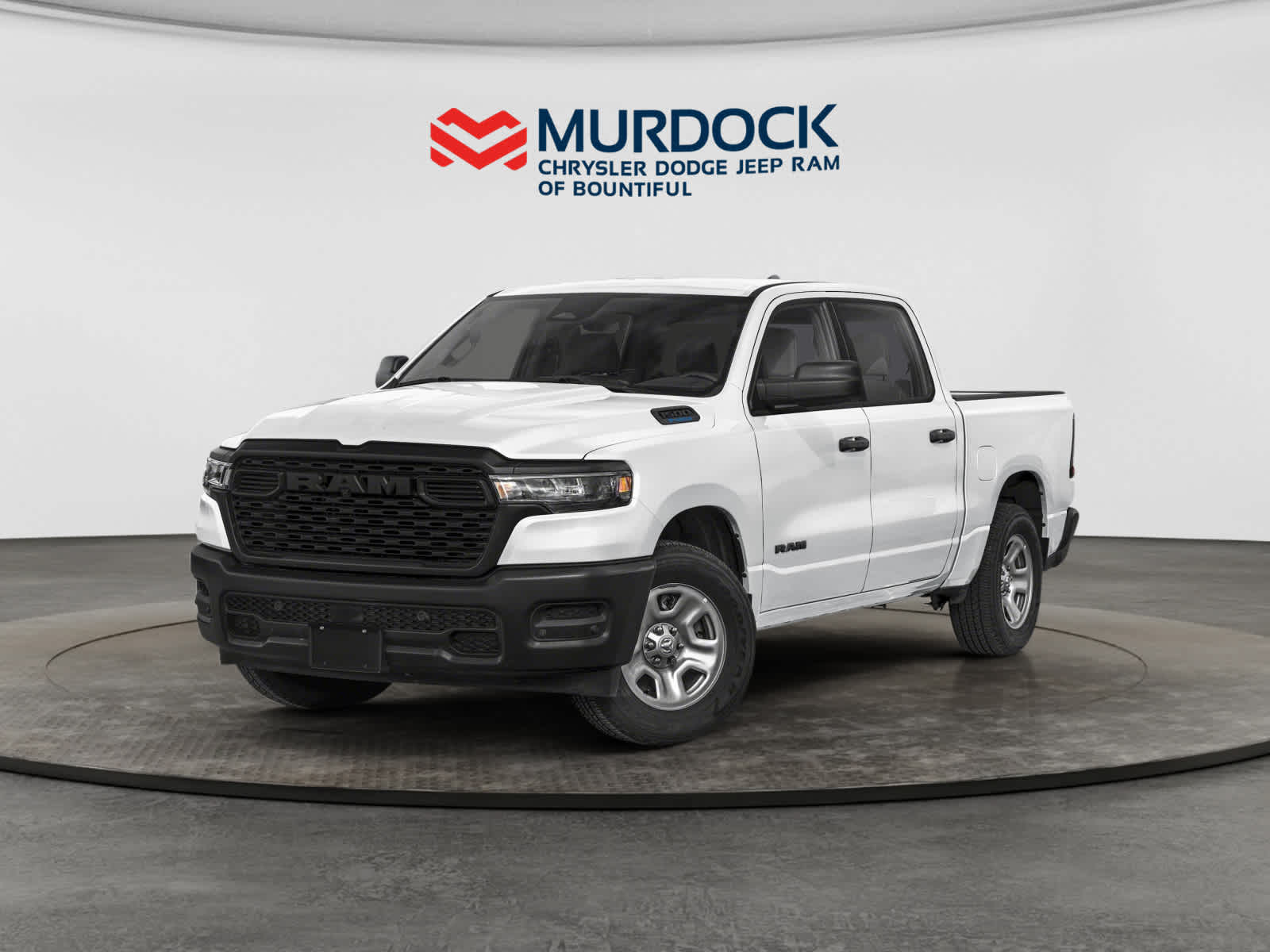 Bright White Clearcoat 2026 RAM 1500 Express Crew Cab 4WD Pickup Truck Four-Wheel Drive 8-Speed Automatic