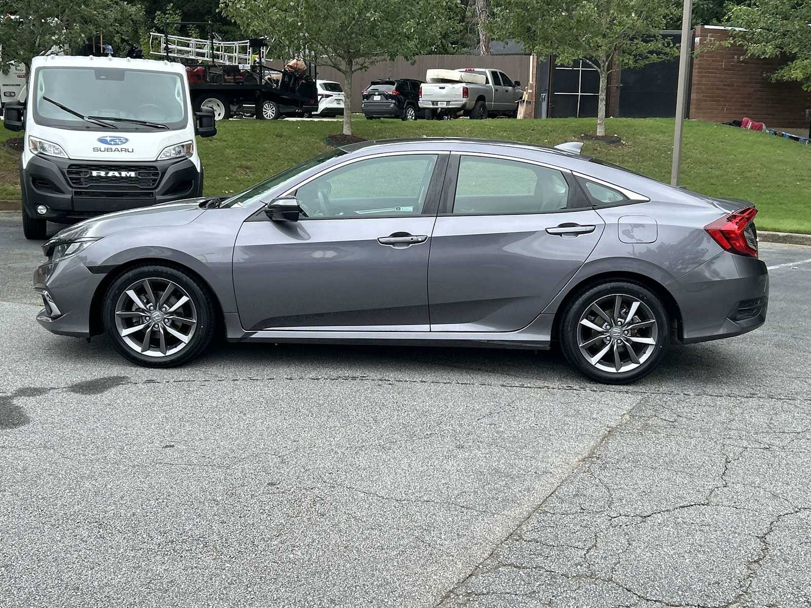 Used 2019 Honda Civic EX with VIN 19XFC1F35KE017282 for sale in Decatur, GA