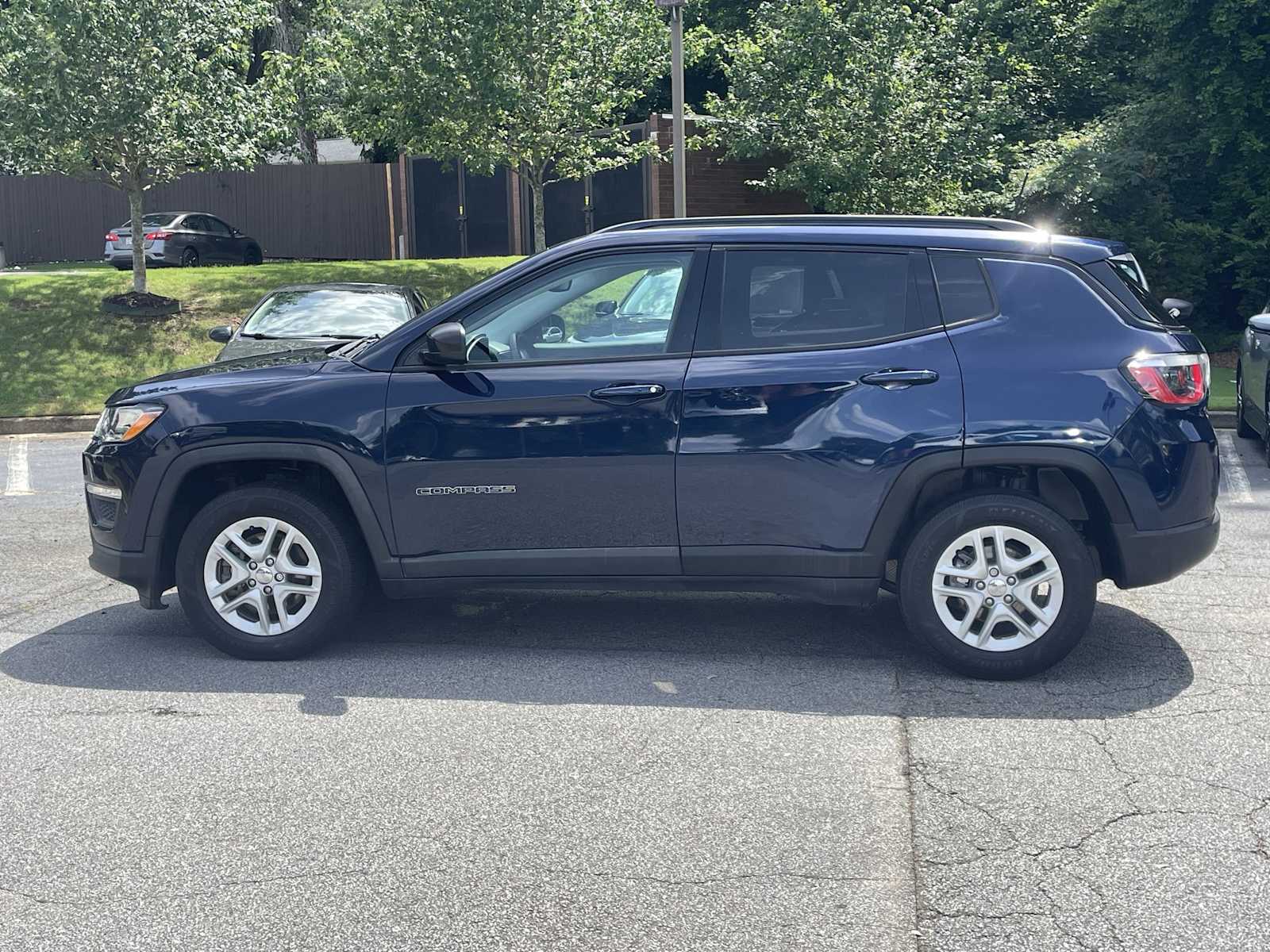 Used 2018 Jeep Compass Sport with VIN 3C4NJCAB6JT420693 for sale in Decatur, GA