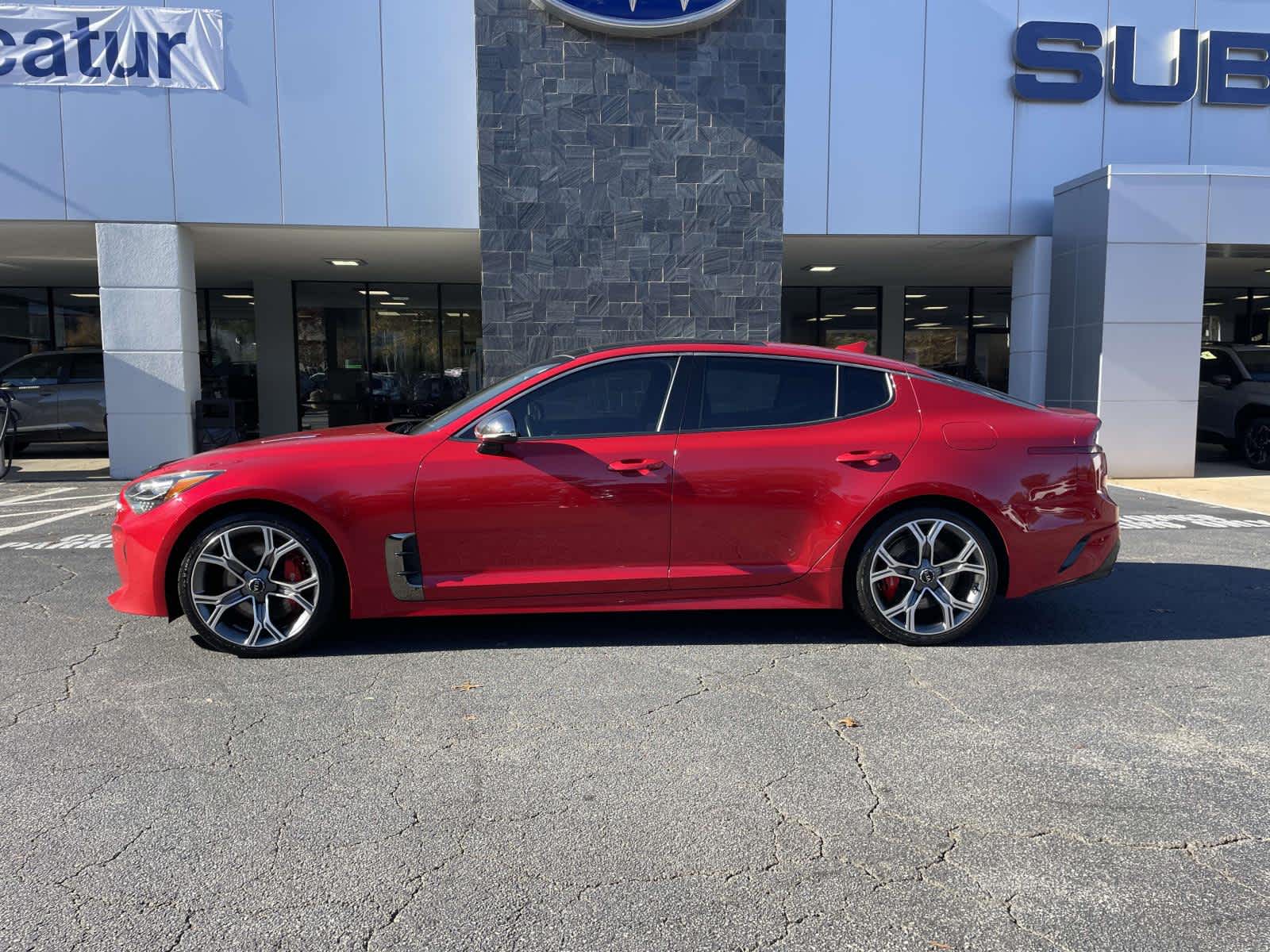 Used 2018 Kia Stinger GT2 with VIN KNAE55LC0J6013871 for sale in Decatur, GA