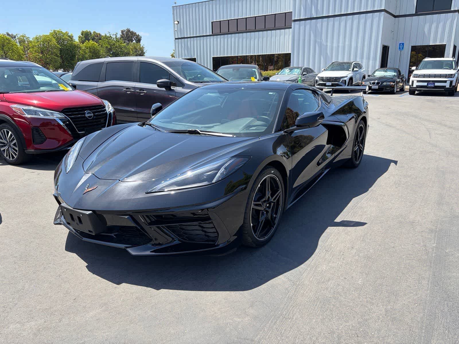 Black 2023 Chevrolet Corvette Coupe Rear-Wheel Drive 8-Speed Automatic