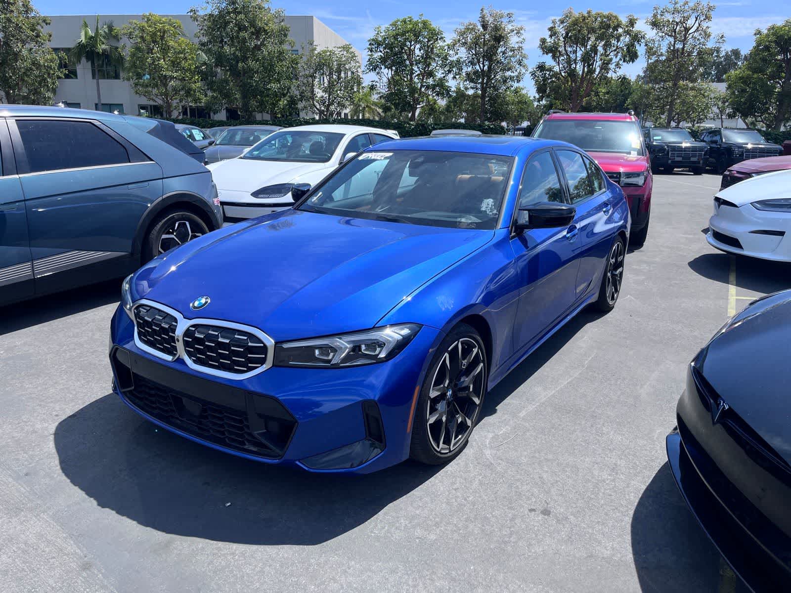 Blue 2025 BMW 3 Series M340i RWD Sedan Rear-Wheel Drive 8-Speed Automatic