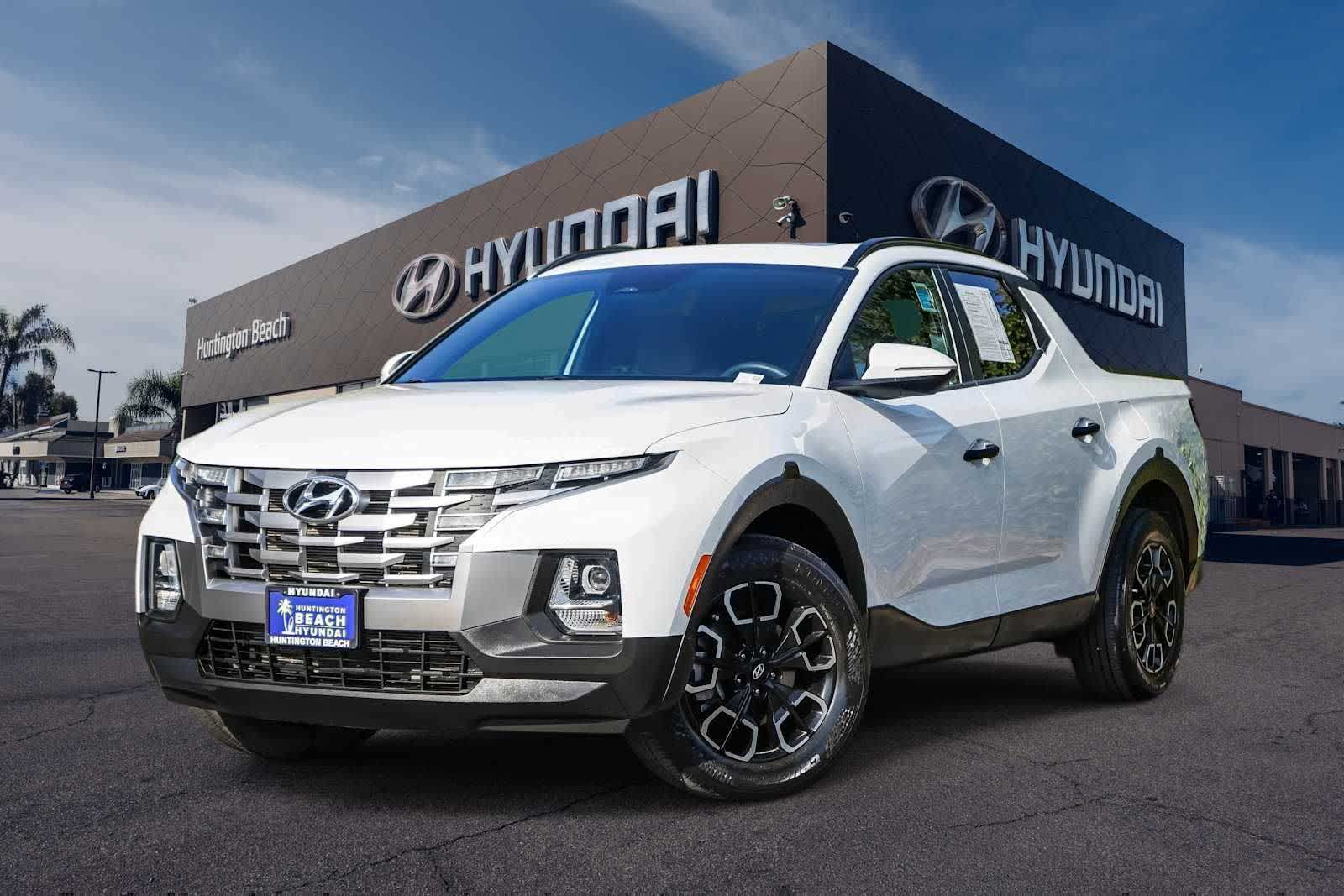 Ice White 2022 Hyundai Santa Cruz SEL Crew Cab AWD Pickup Truck All-Wheel Drive 8-Speed Automatic