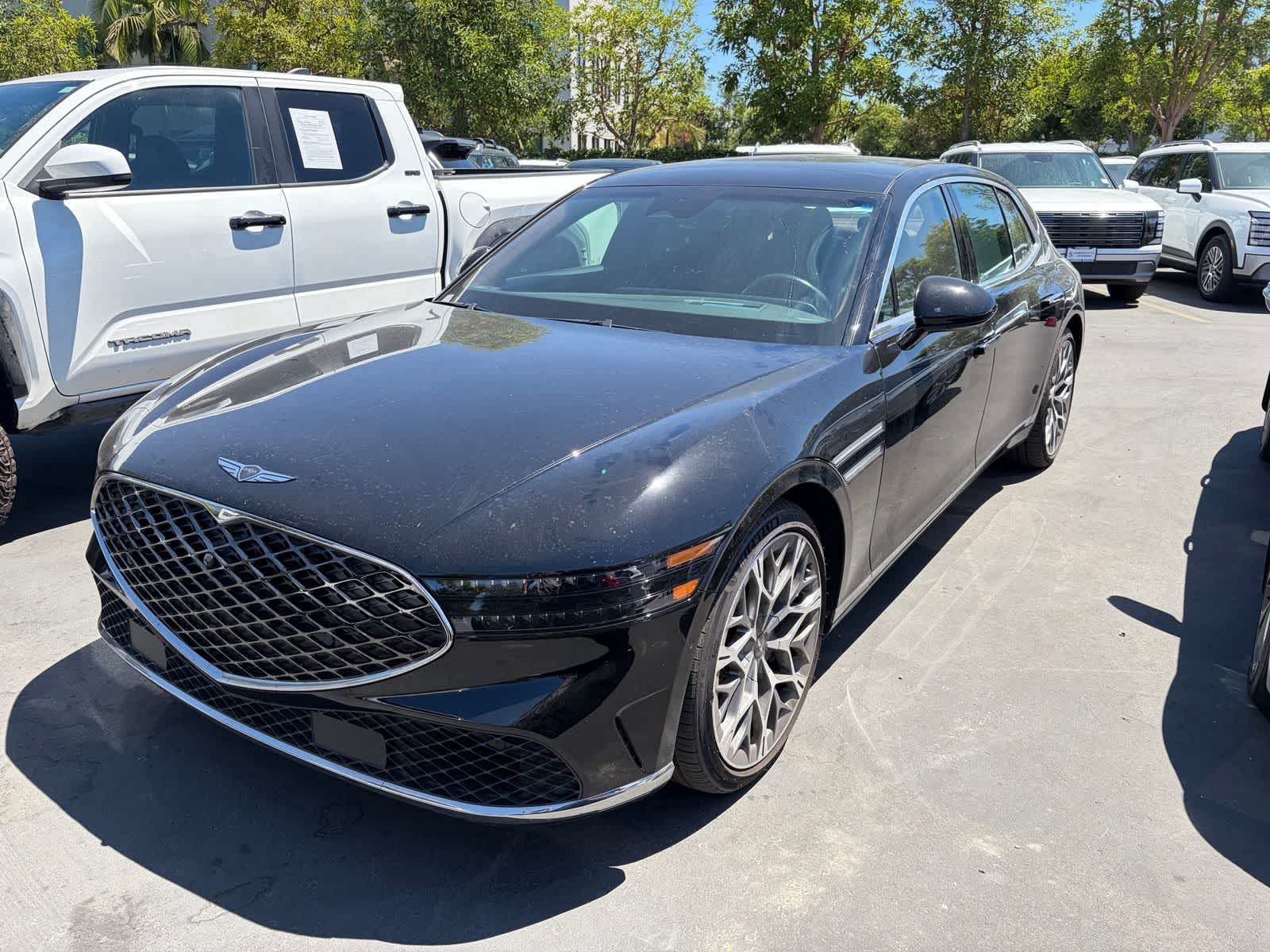 Maui Black 2023 Genesis G90 Sedan All-Wheel Drive 8-Speed Automatic