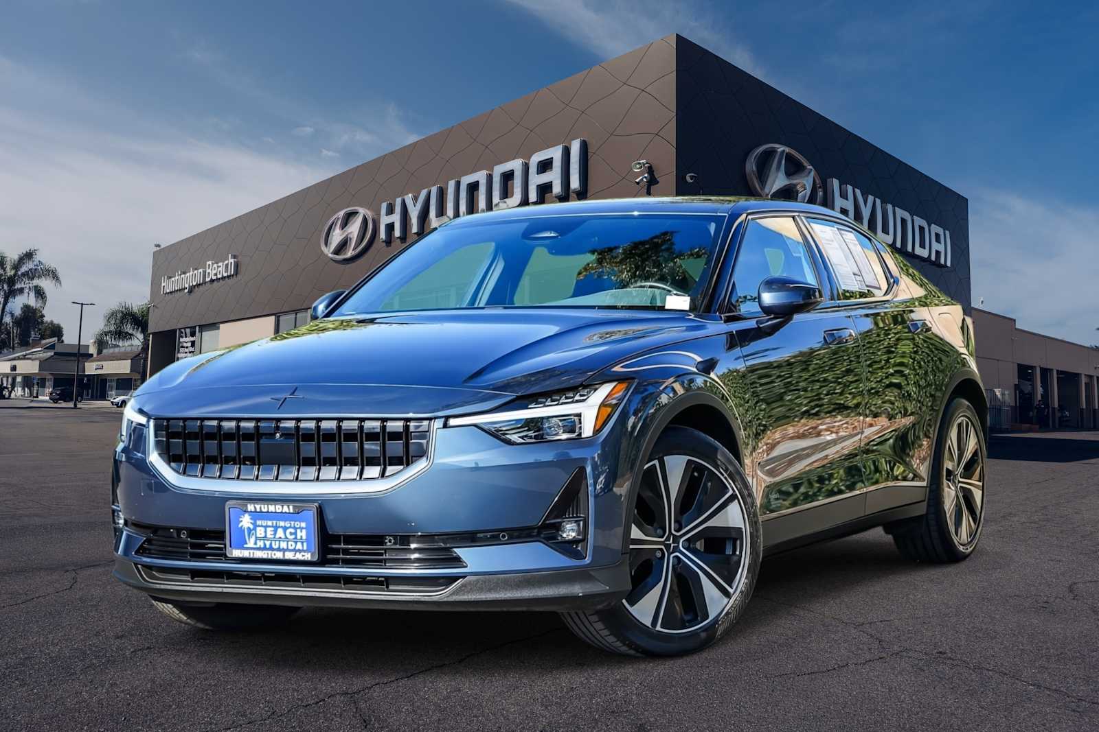 Blue 2023 Polestar 2 Longe Range Single Motor FWD Sedan Front-Wheel Drive 1-Speed Automatic
