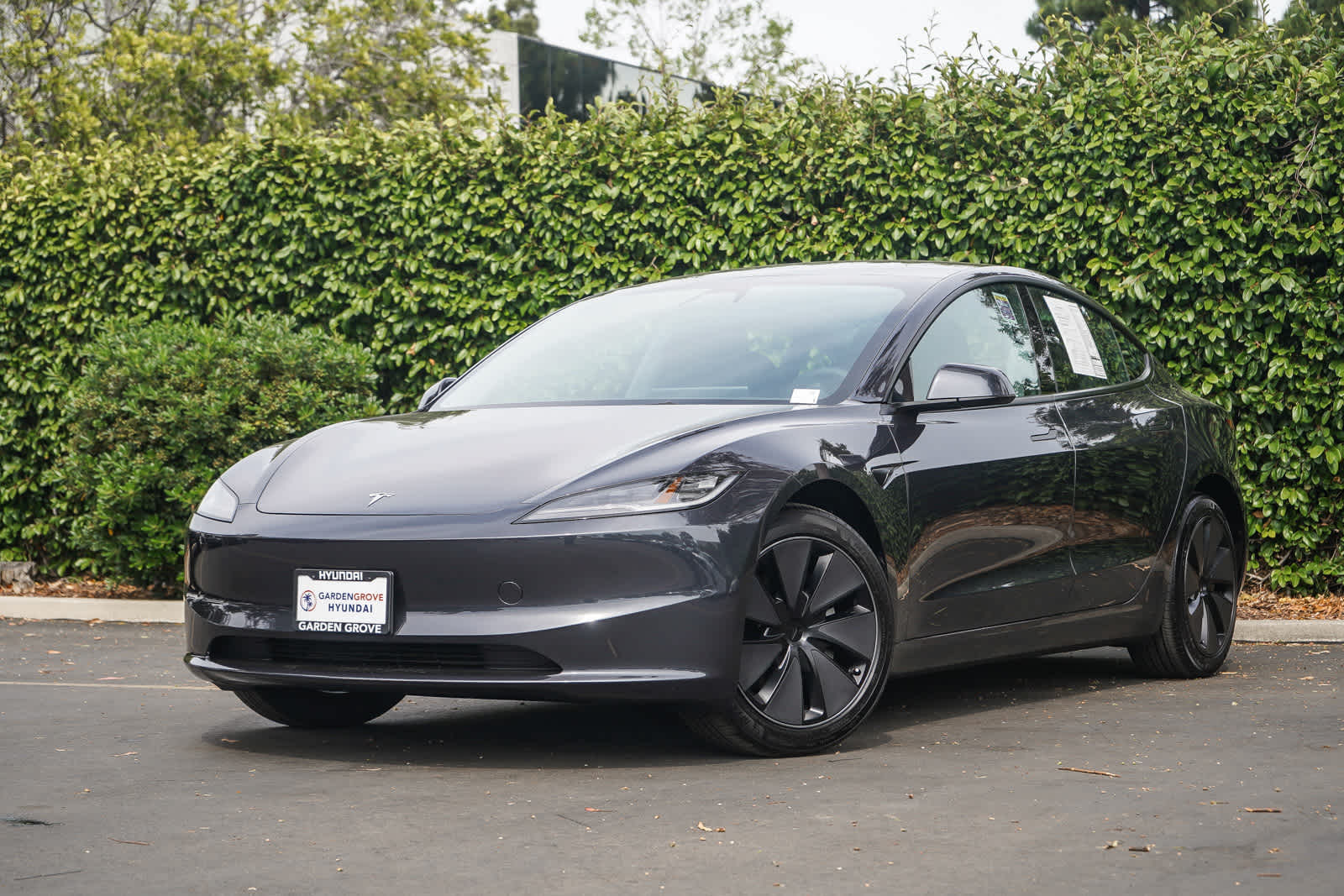Gray 2025 Tesla Model 3 Long Range RWD Sedan Rear-Wheel Drive 1-Speed Automatic