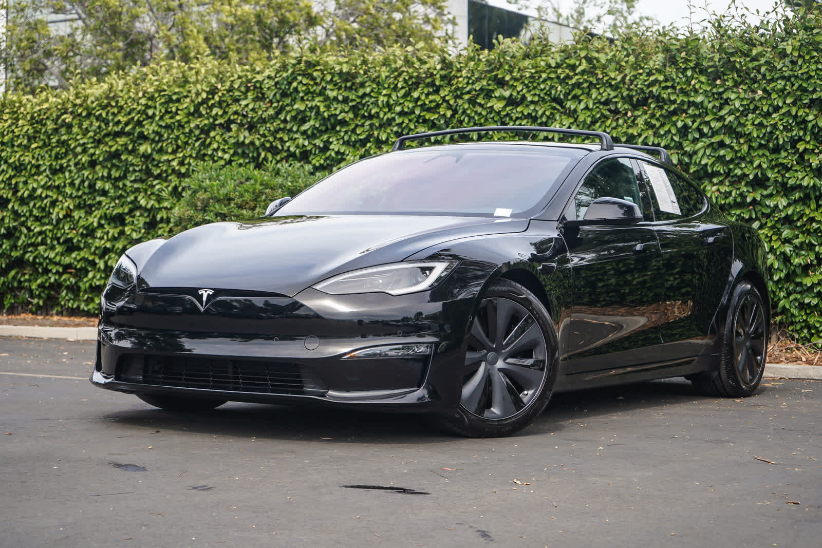 Black 2023 Tesla Model S Plaid AWD Sedan All-Wheel Drive 1-Speed Automatic