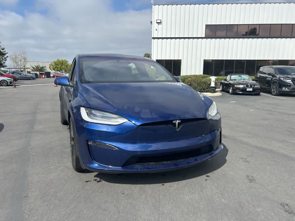 Blue 2023 Tesla Model X Standard Range AWD Sedan All-Wheel Drive 1-Speed Automatic