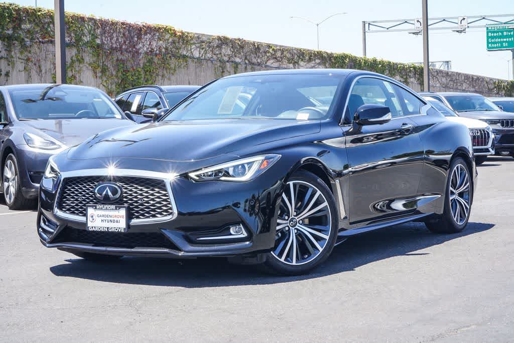 2022 INFINITI Q60 3.0T Luxe RWD Negro (Black Obsidian) Coupé Tracción trasera 7 velocidades Automática