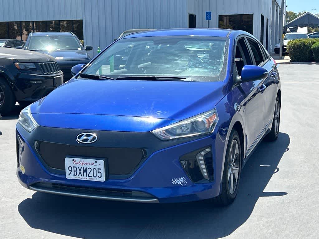 Intense Blue Metallic 2019 Hyundai Ioniq Electric Hatchback Front-Wheel Drive 1-Speed Automatic
