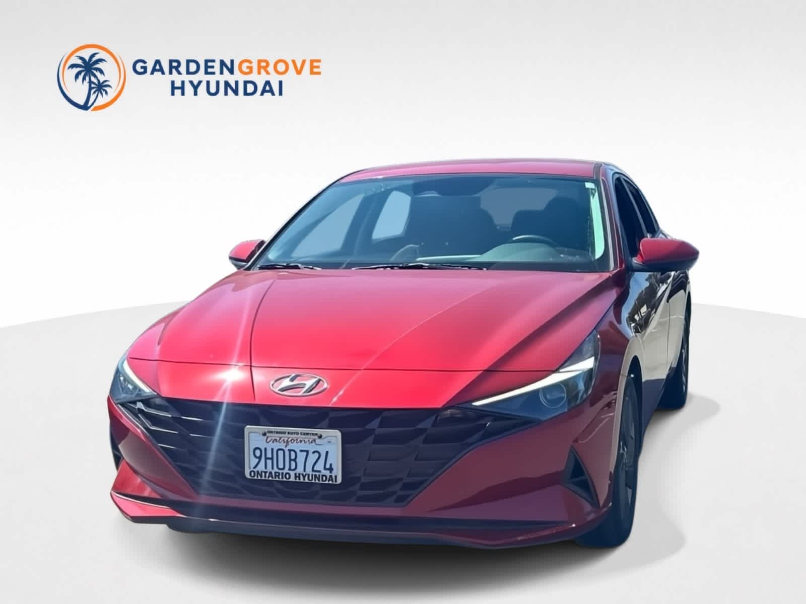 Ultimate Red 2023 Hyundai Elantra Sedan Front-Wheel Drive Continuously Variable Transmission