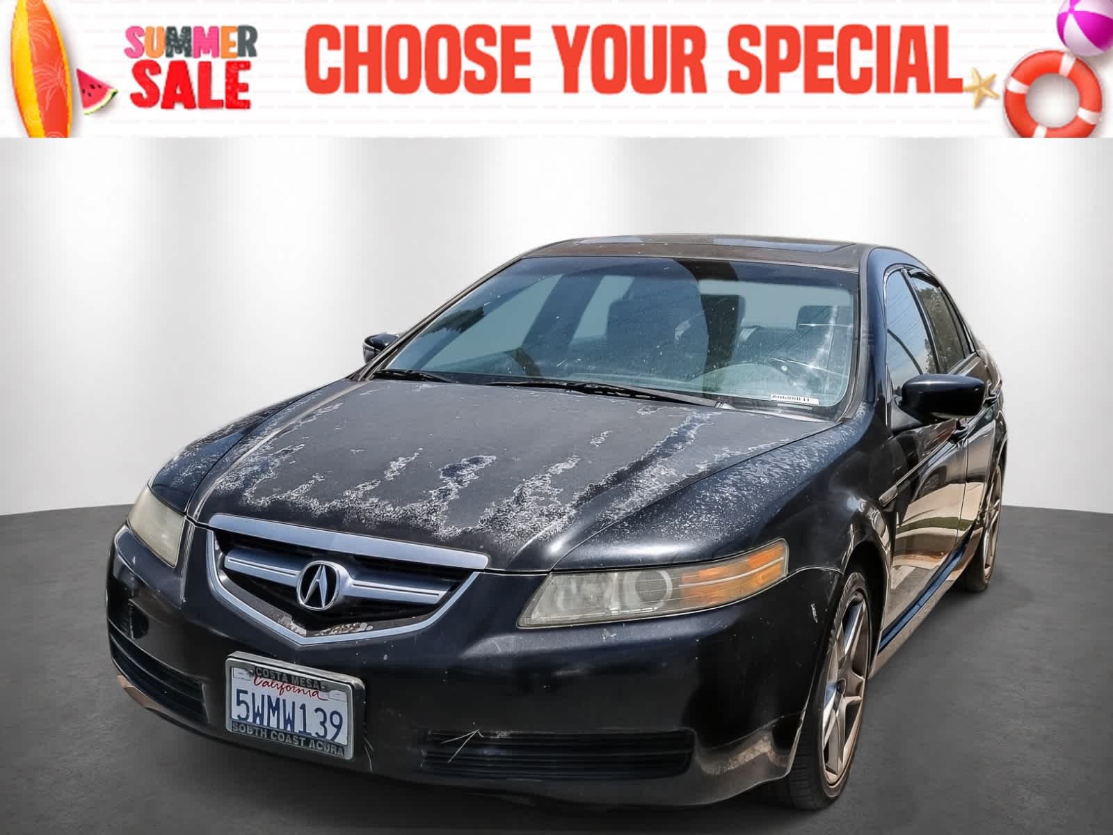 Black 2006 Acura TL Sedan 5-Speed Automatic
