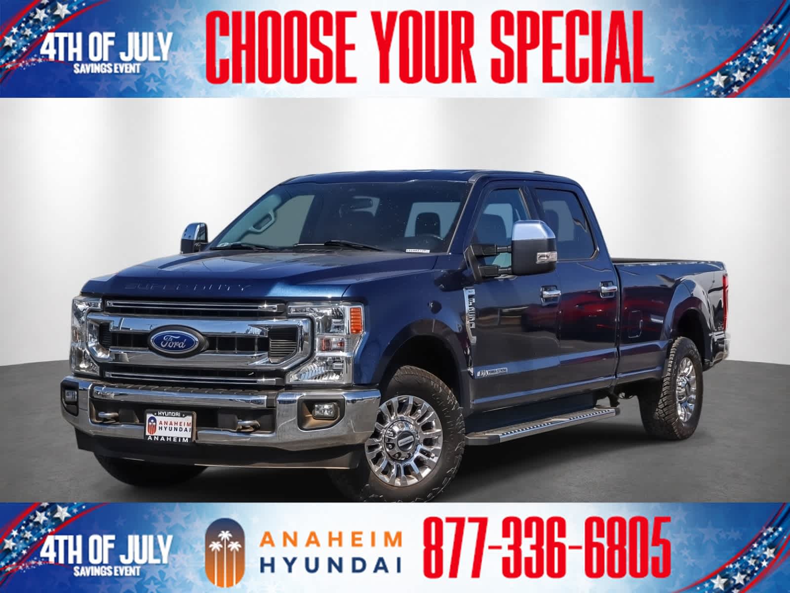 Blue Jeans Metallic 2020 Ford F-250 Super Duty Pickup Truck 4X2 Automatic